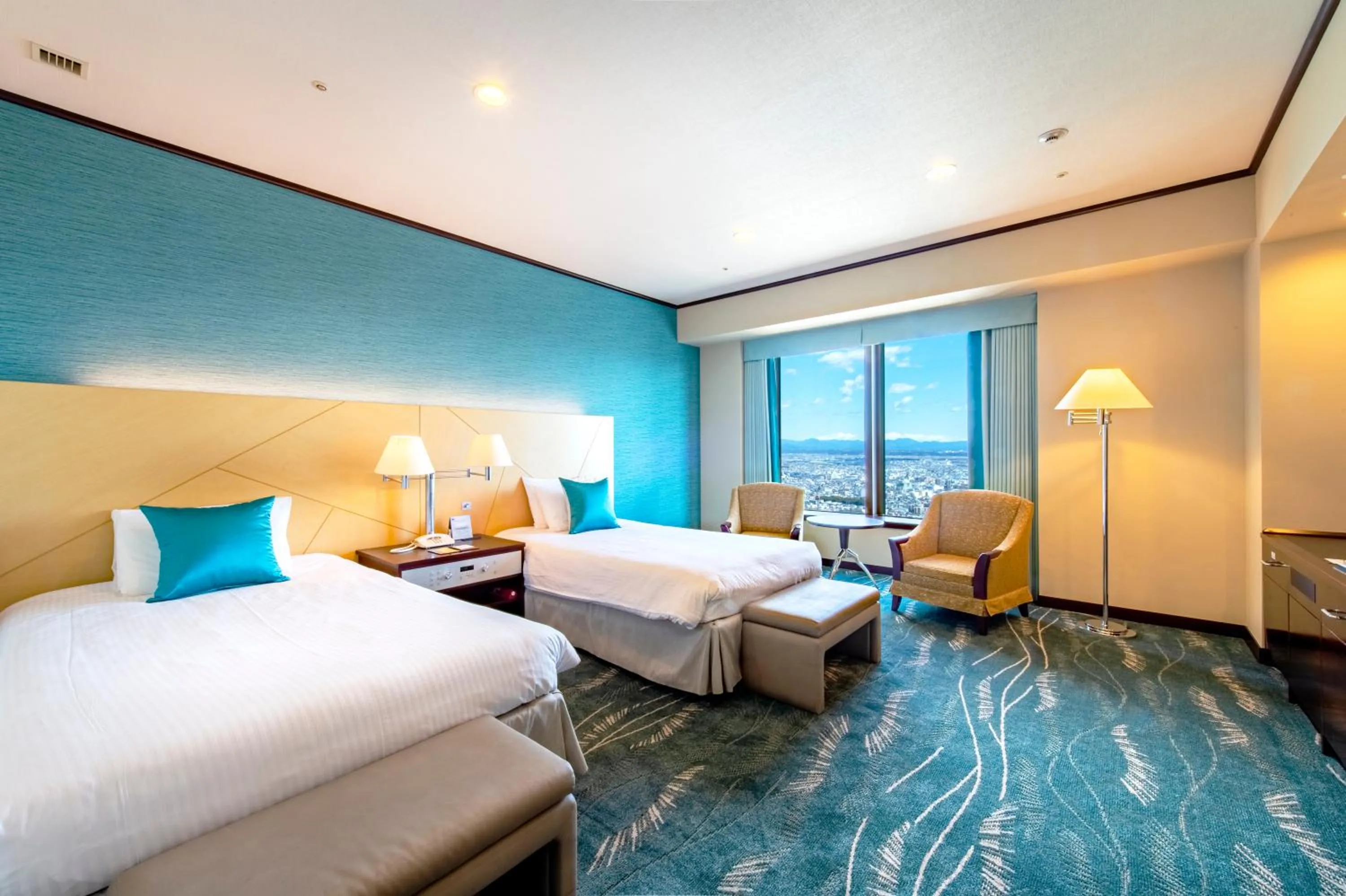 Photo of the whole room, Bed in Okura Act City Hotel Hamamatsu