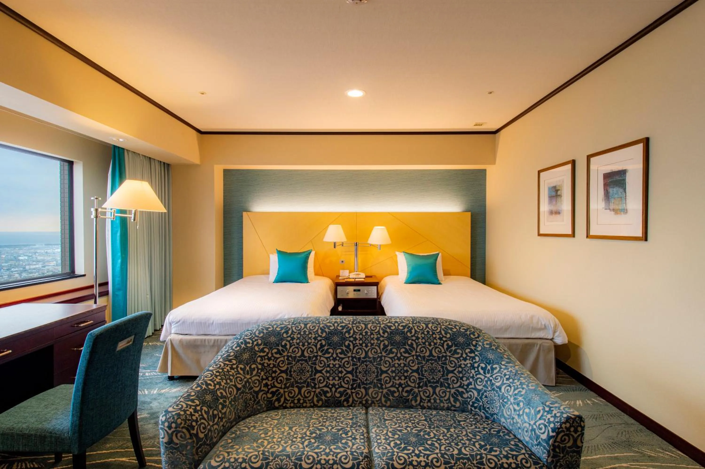 Photo of the whole room, Bed in Okura Act City Hotel Hamamatsu