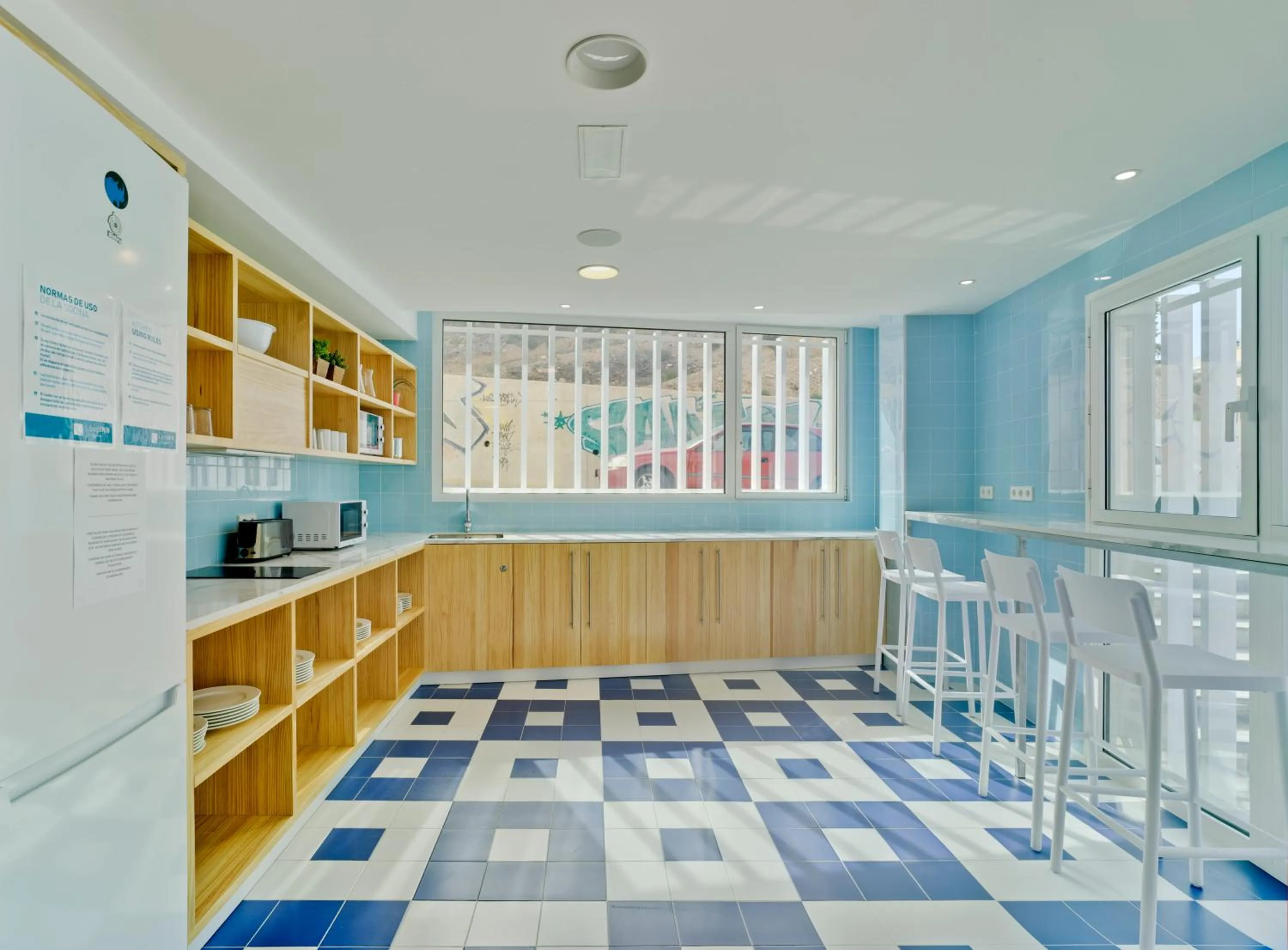 Kitchen or kitchenette in Loop INN Hostel Cartagena