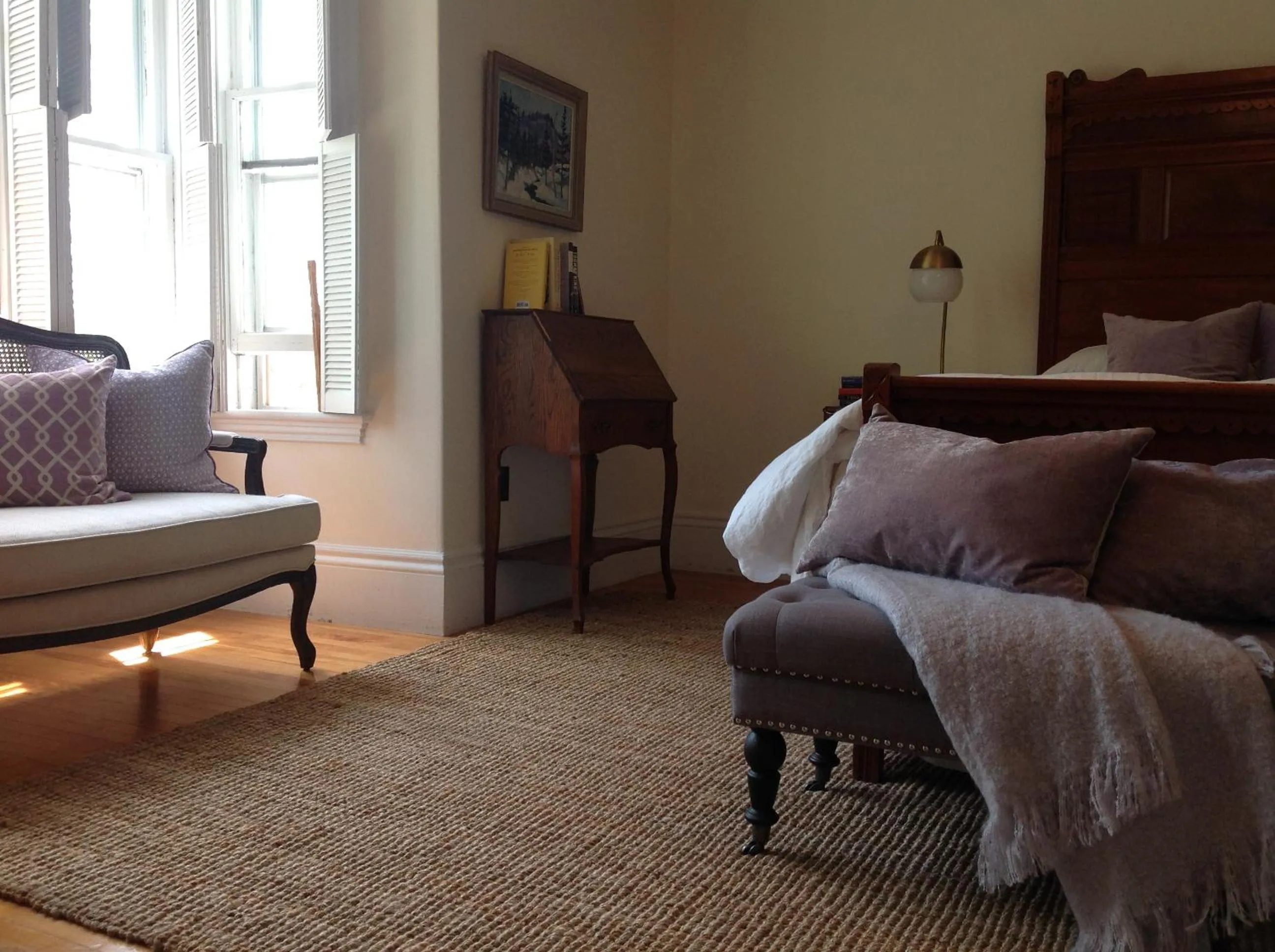 Bed in The Library Inn