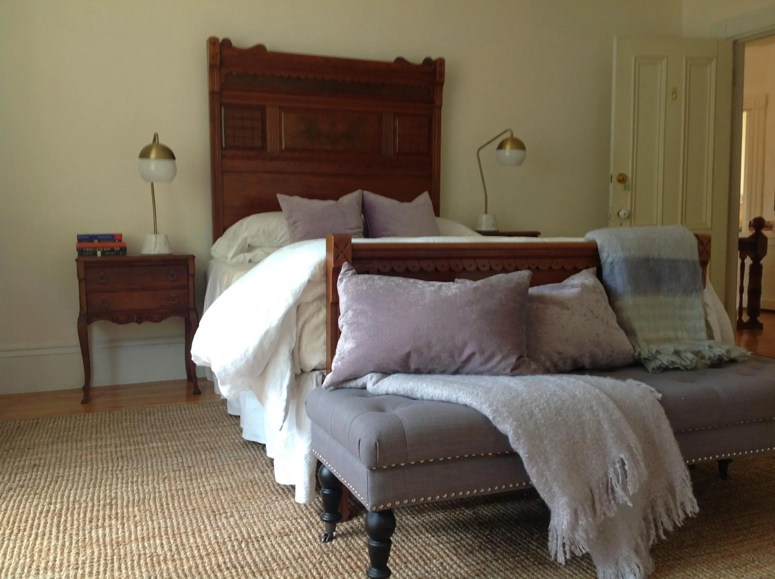 Bed in The Library Inn
