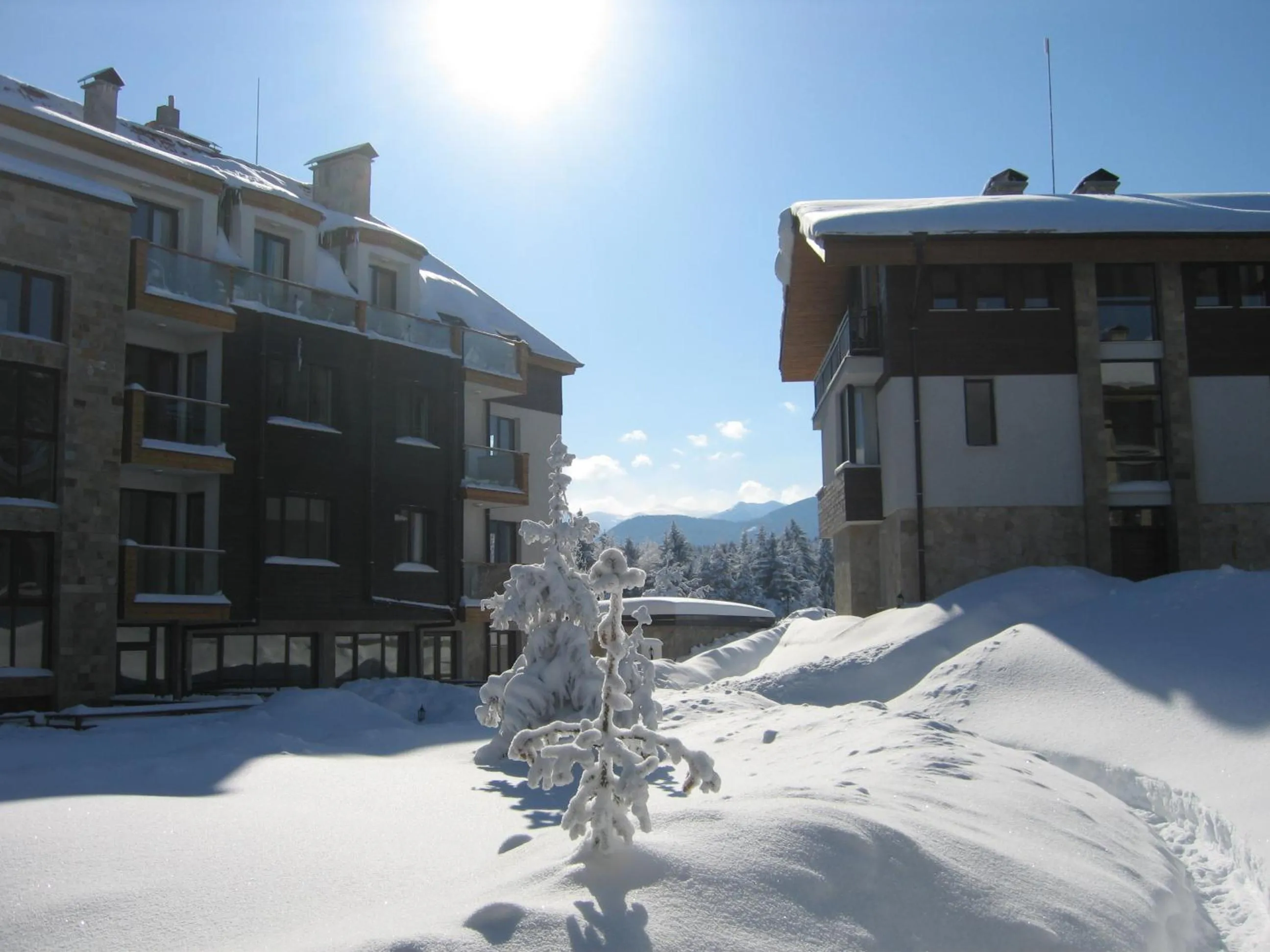Mountain view in Chamkoria Chalets