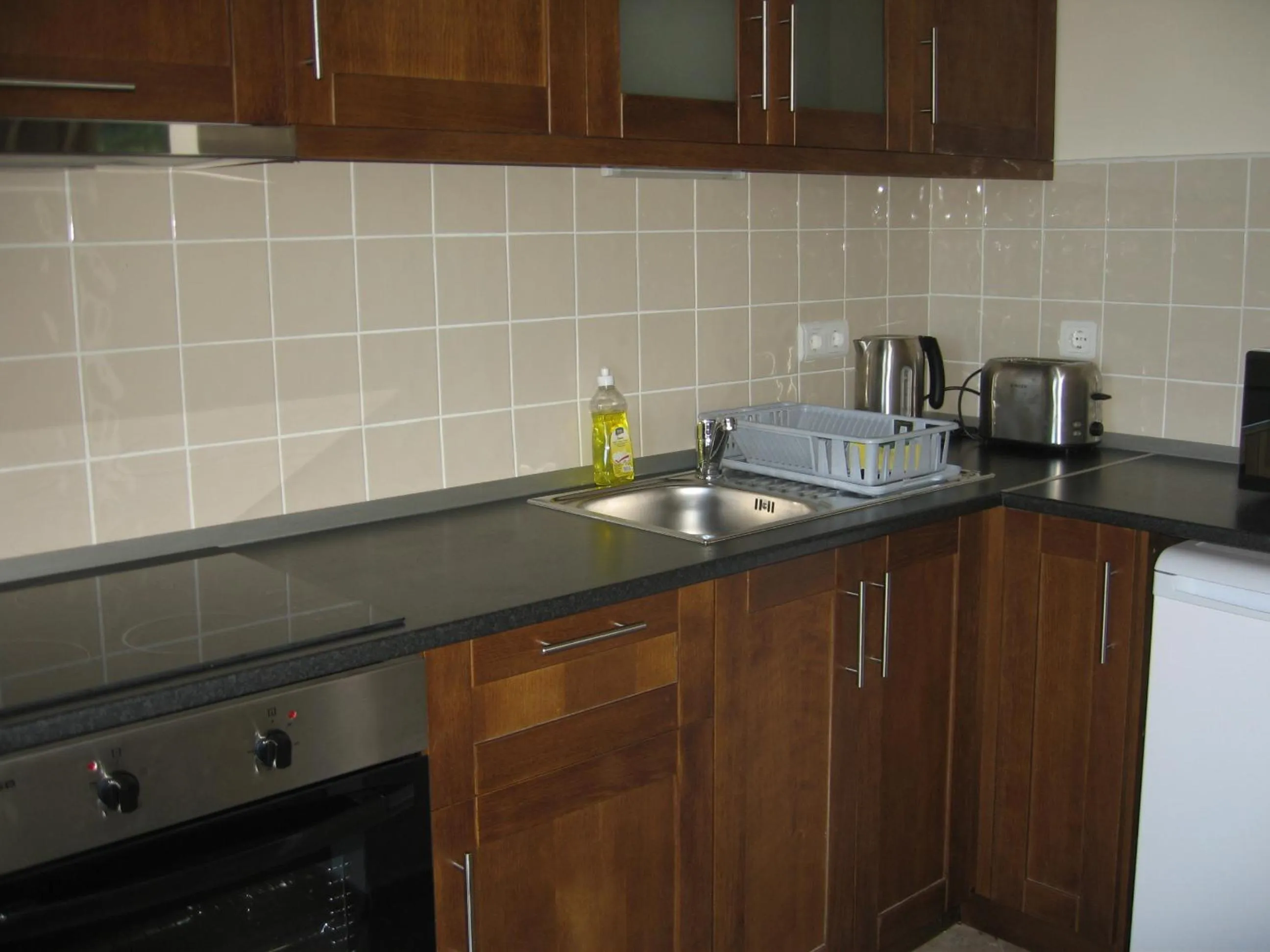 Kitchen or kitchenette in Chamkoria Chalets