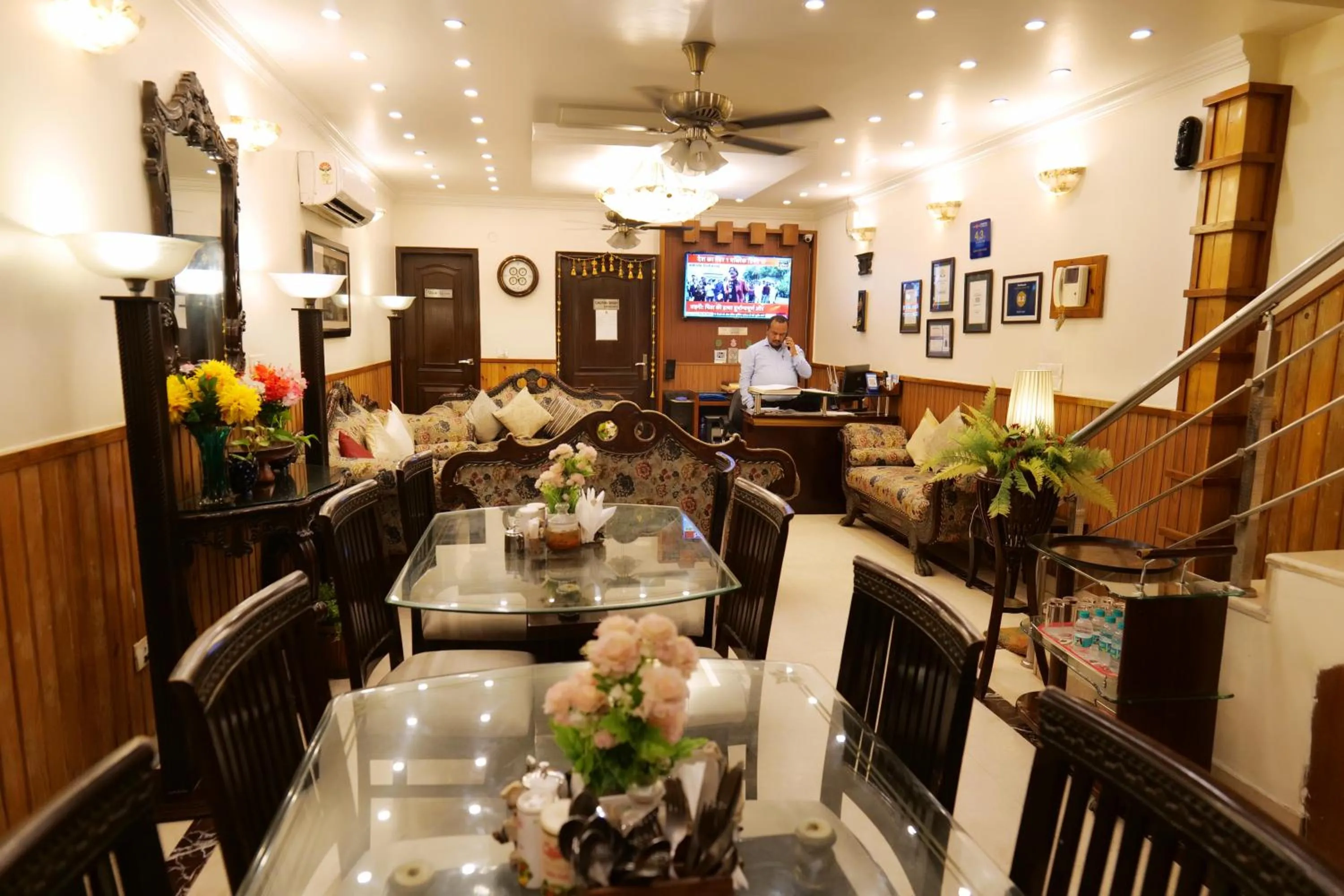 Seating area in Wood Castle