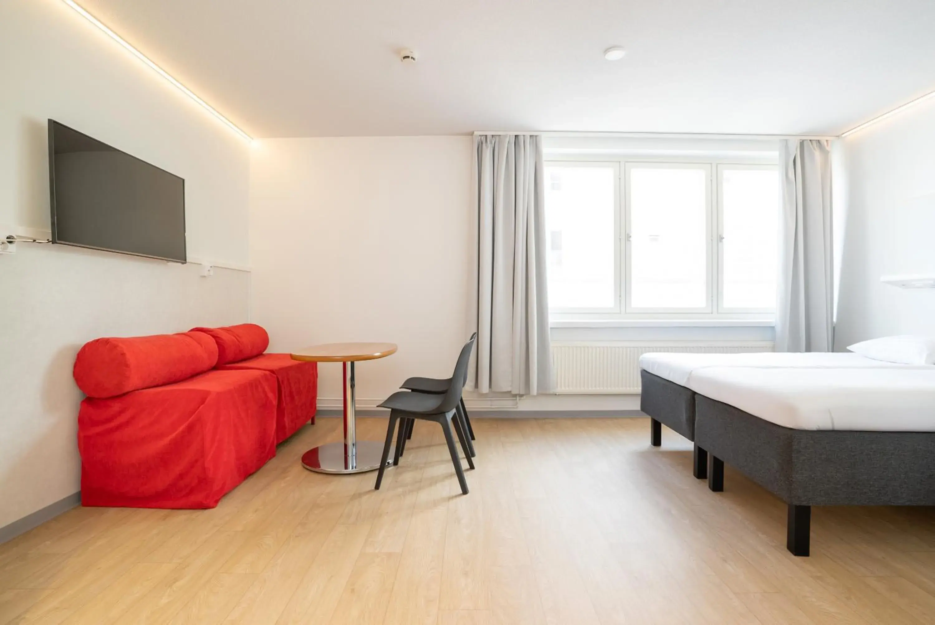 Bed in Omena Hotel Jyväskylä Bed in Omena Hotel Jyväskylä