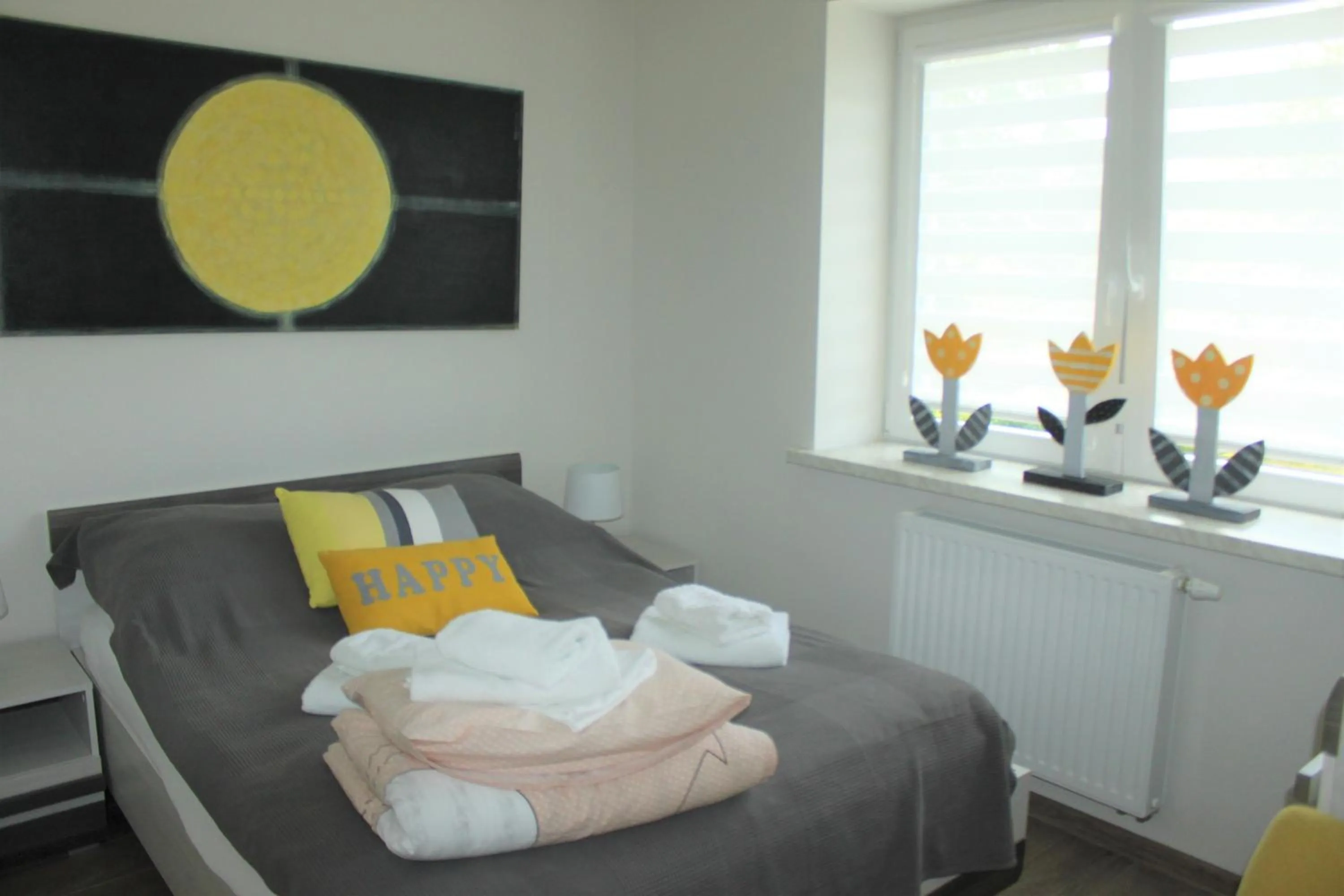 Bedroom, Bed in Apartament Malwina