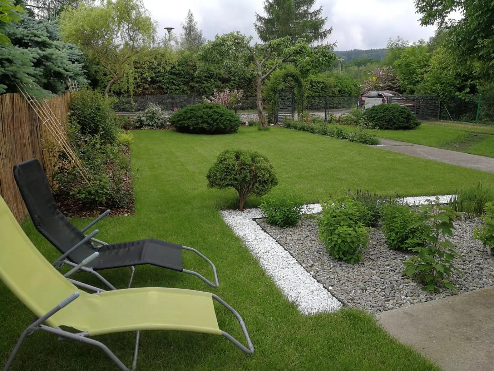 Garden view in Apartament Malwina