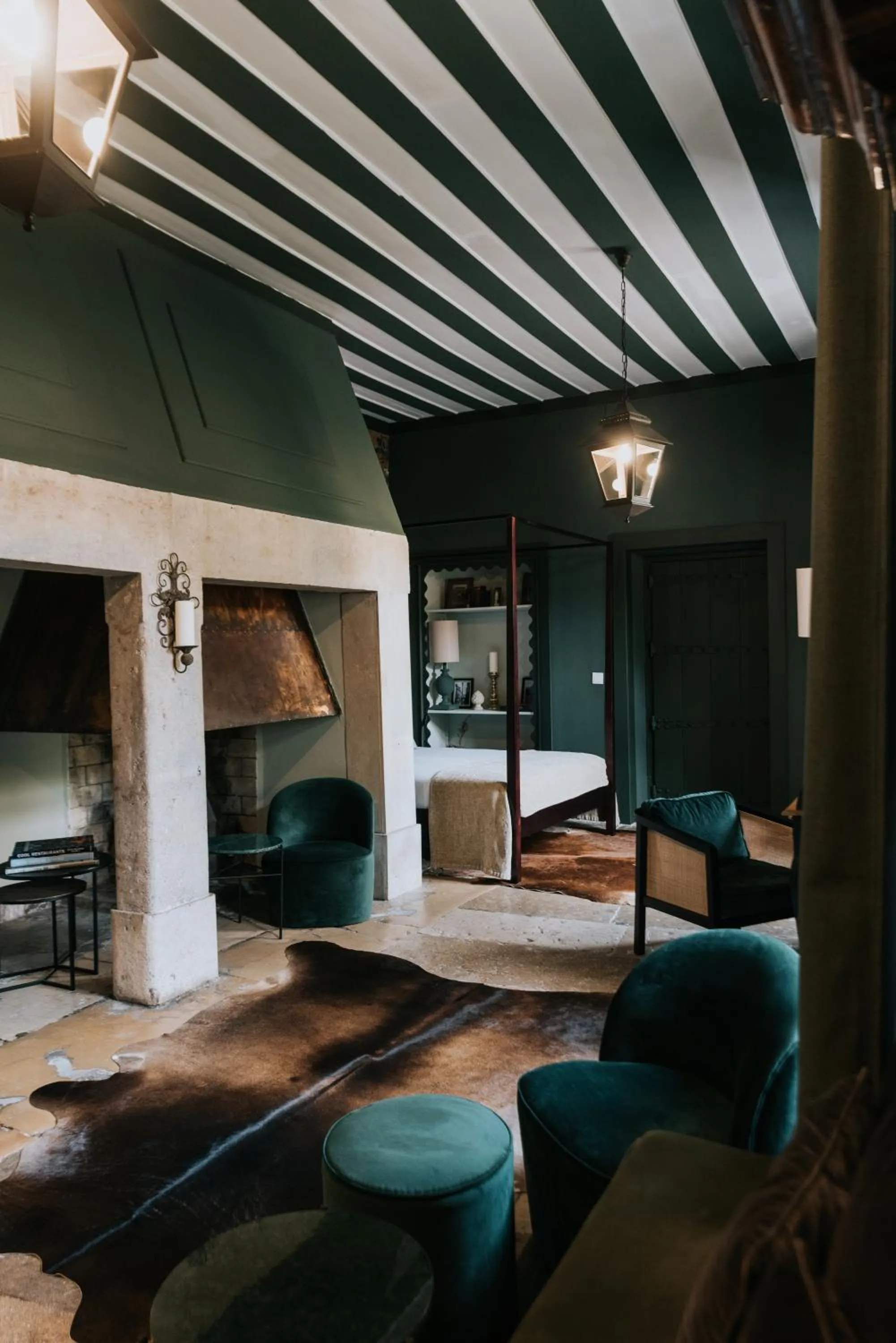 Living room, Bed in Palacio Ramalhete
