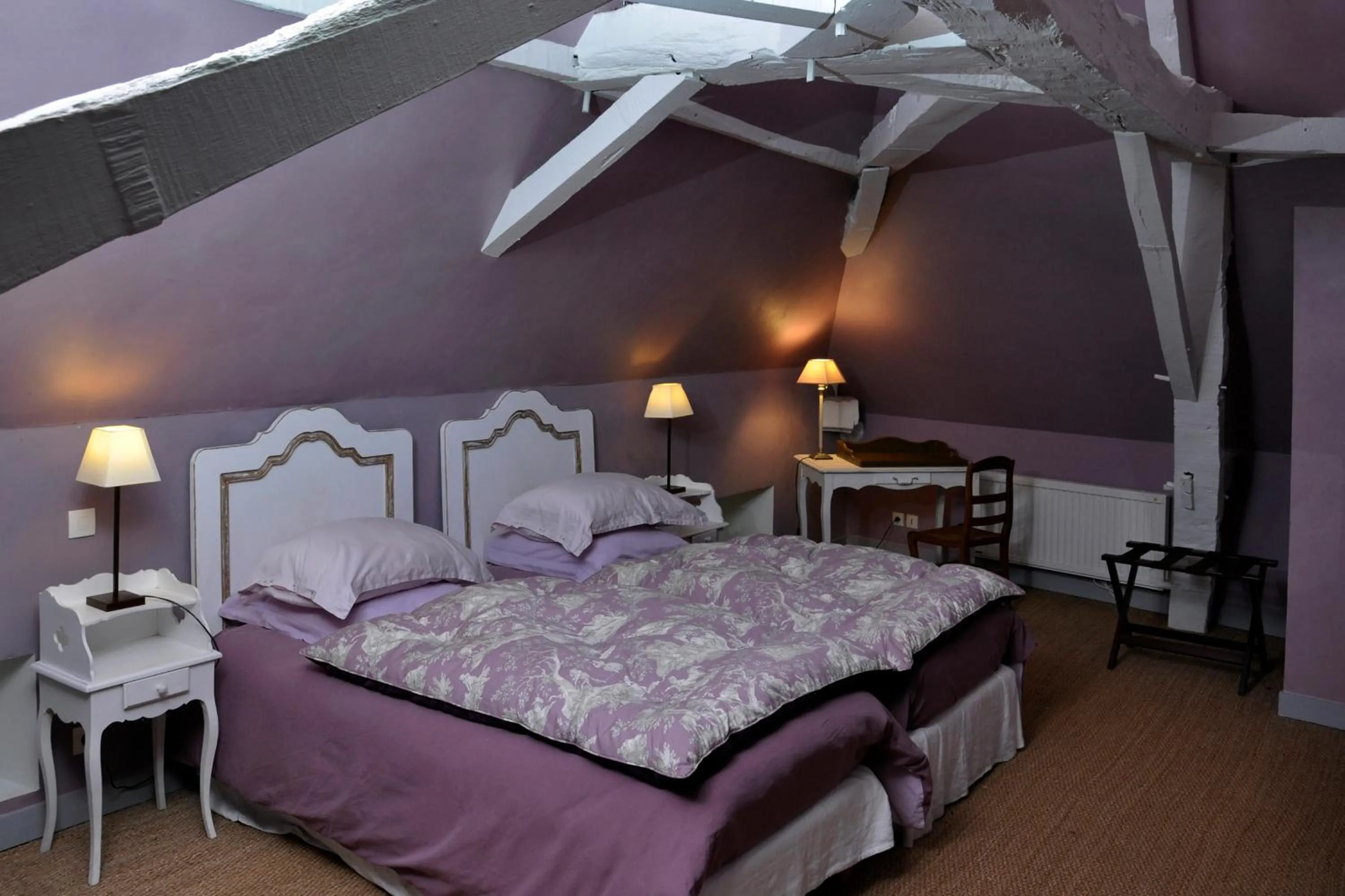 Twin Room in La Demeure de l'Ile