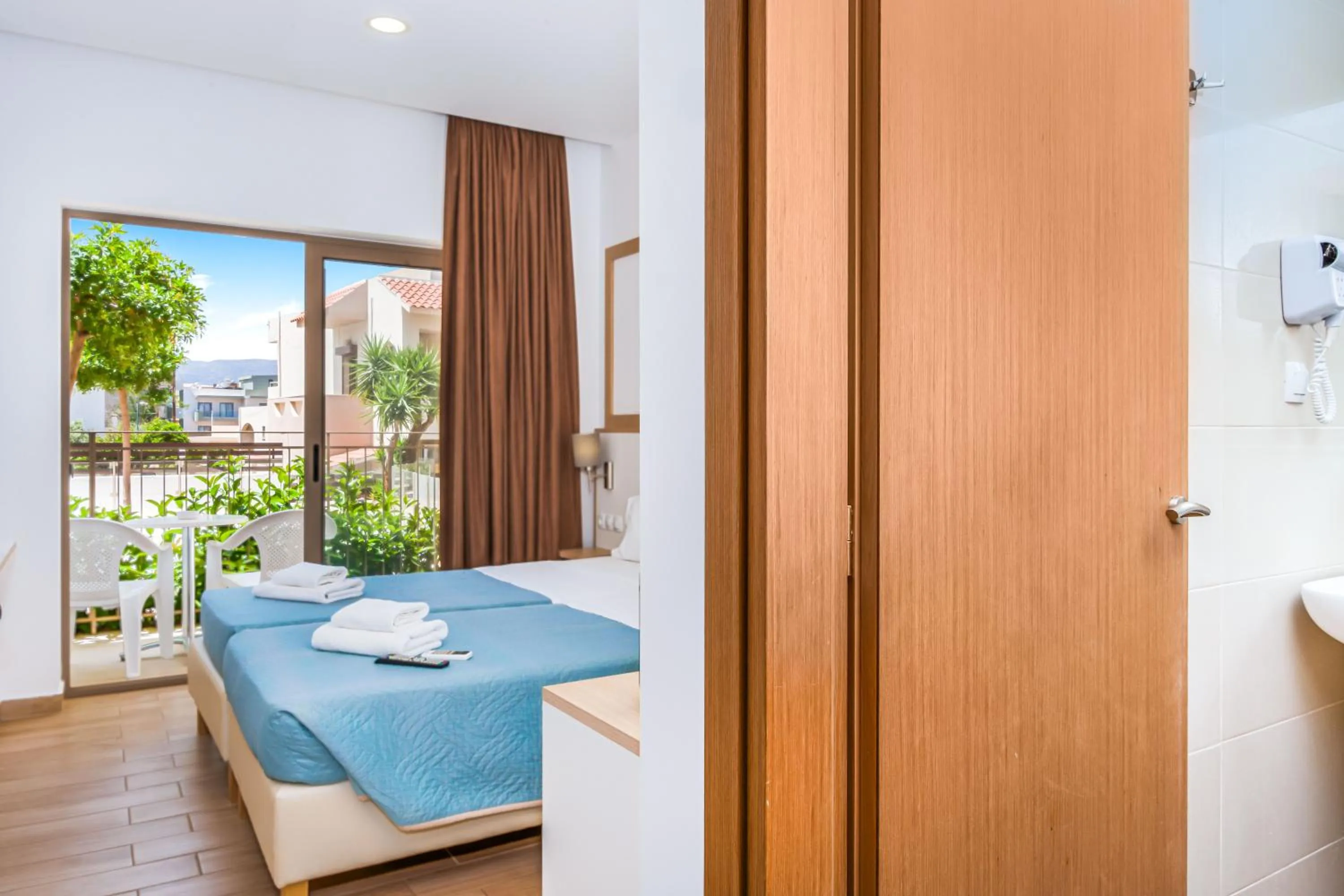 Bed in Creta Verano Hotel