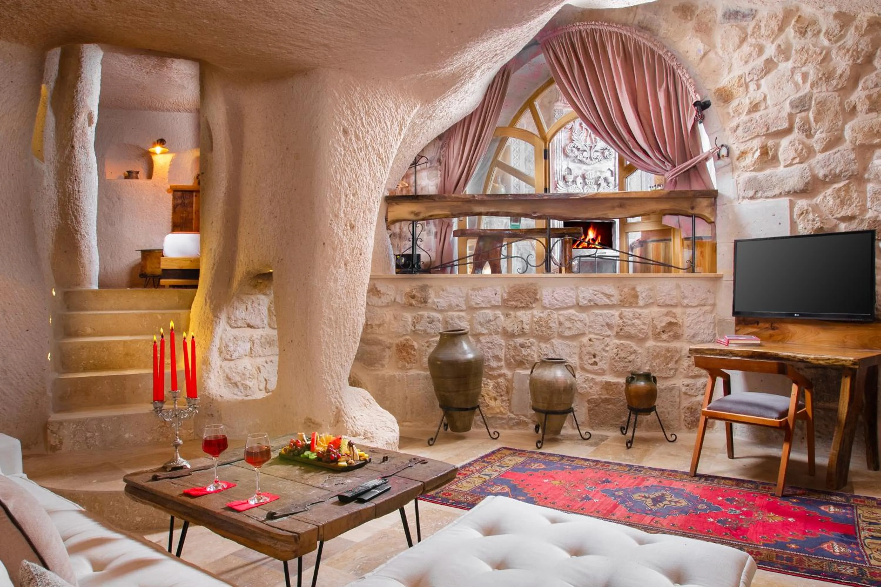 Communal lounge/ TV room in Dream of Cappadocia