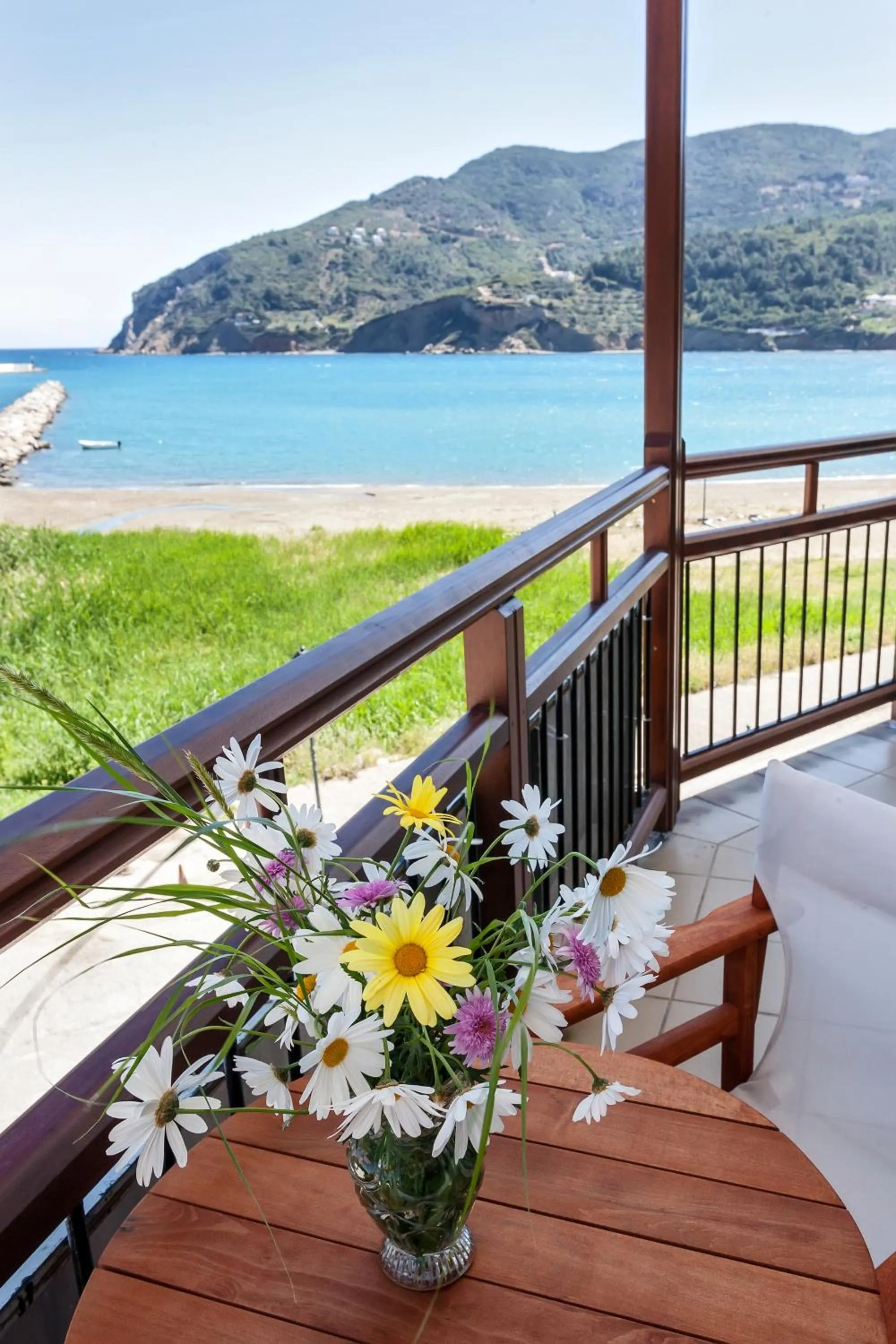 Sea view in Akti Fine Rooms