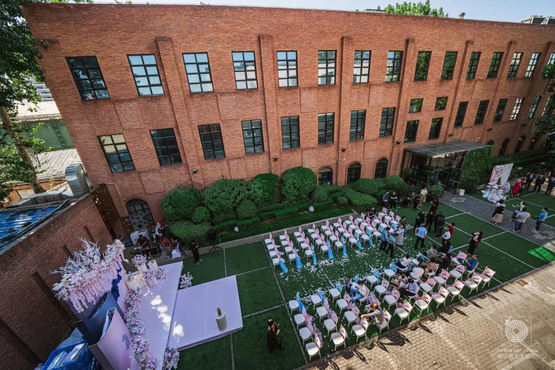 Bird's eye view in Gracie Art Hotel