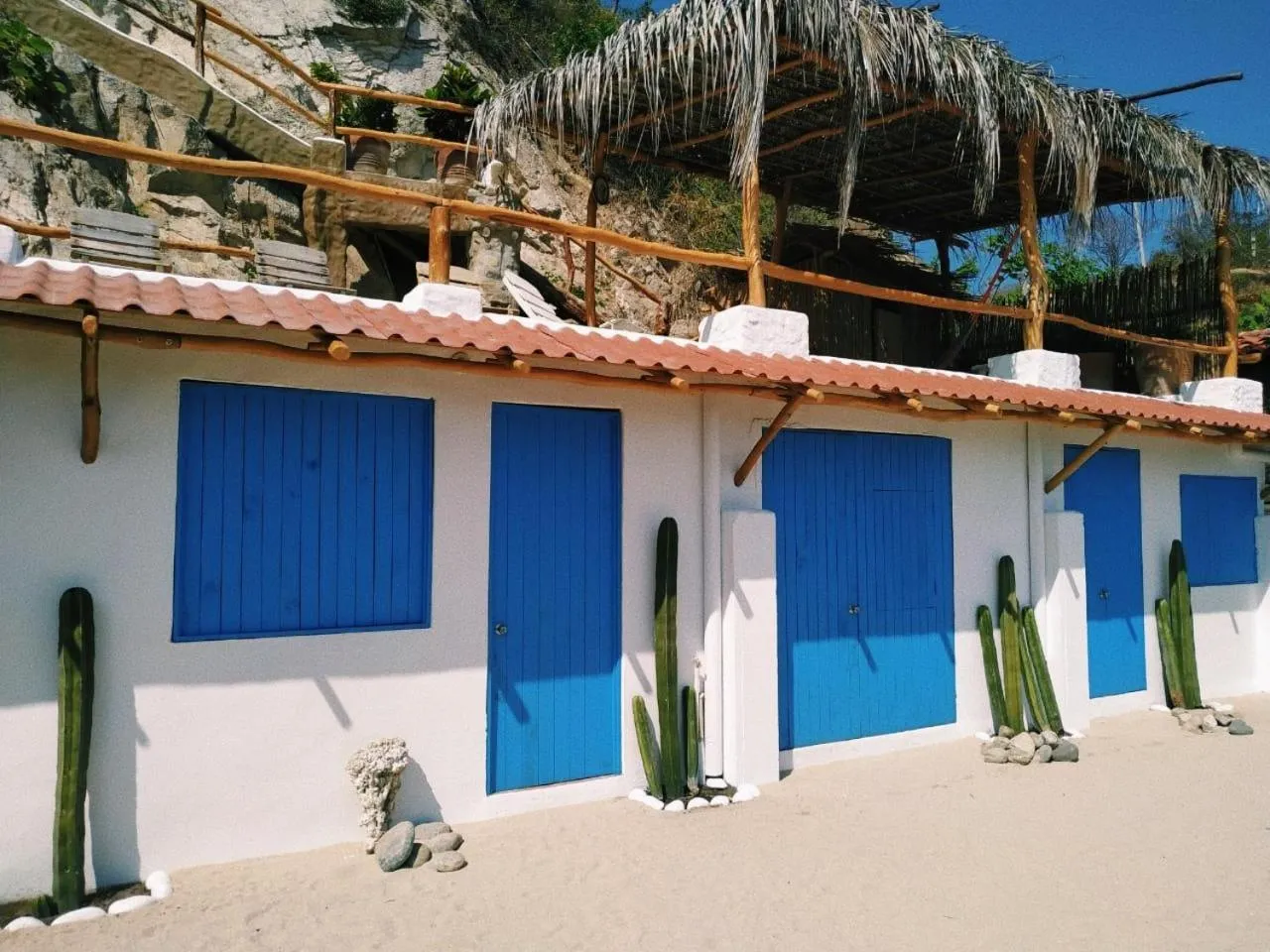 Patio in Hotel el Risco