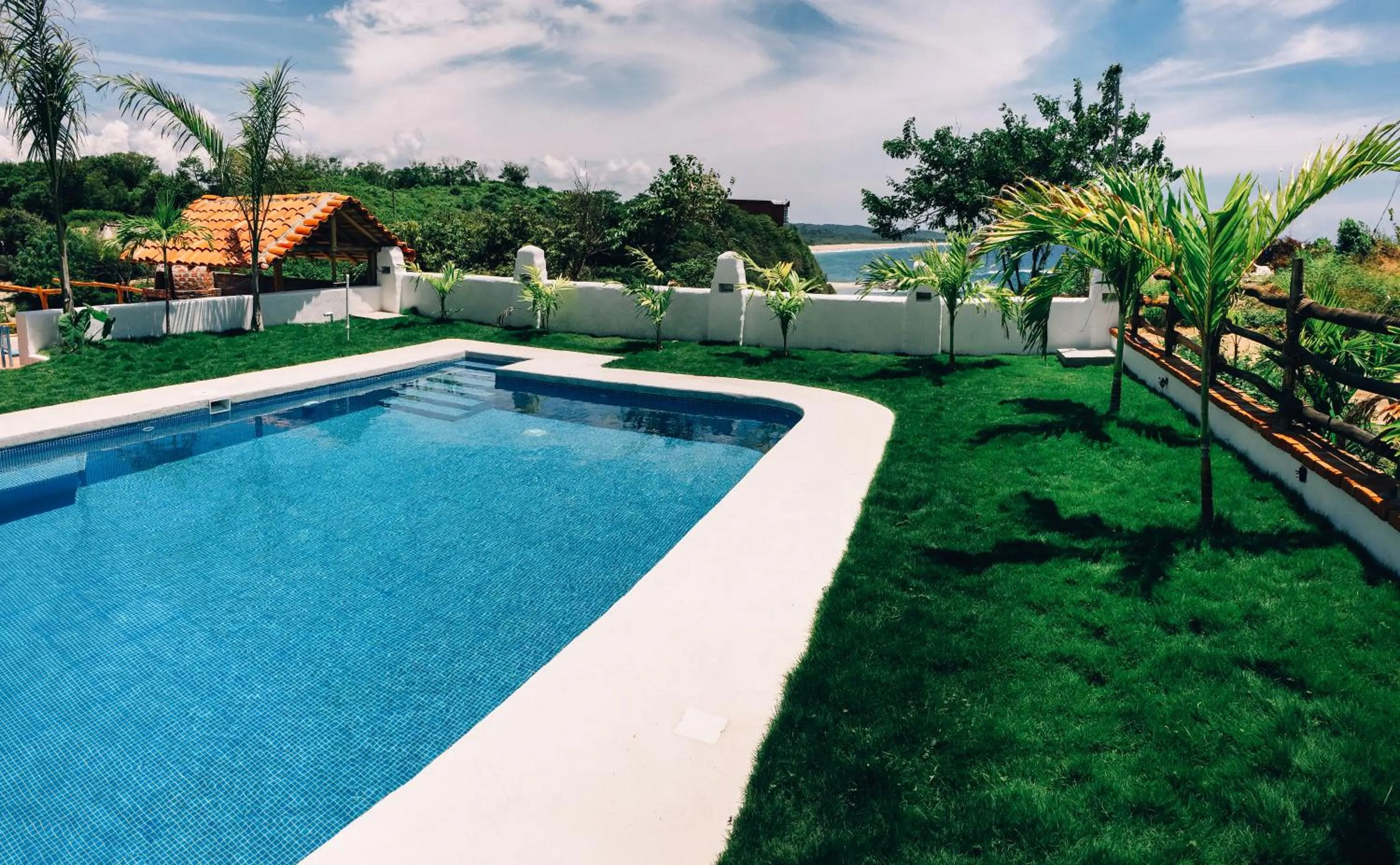 Pool view in Hotel el Risco