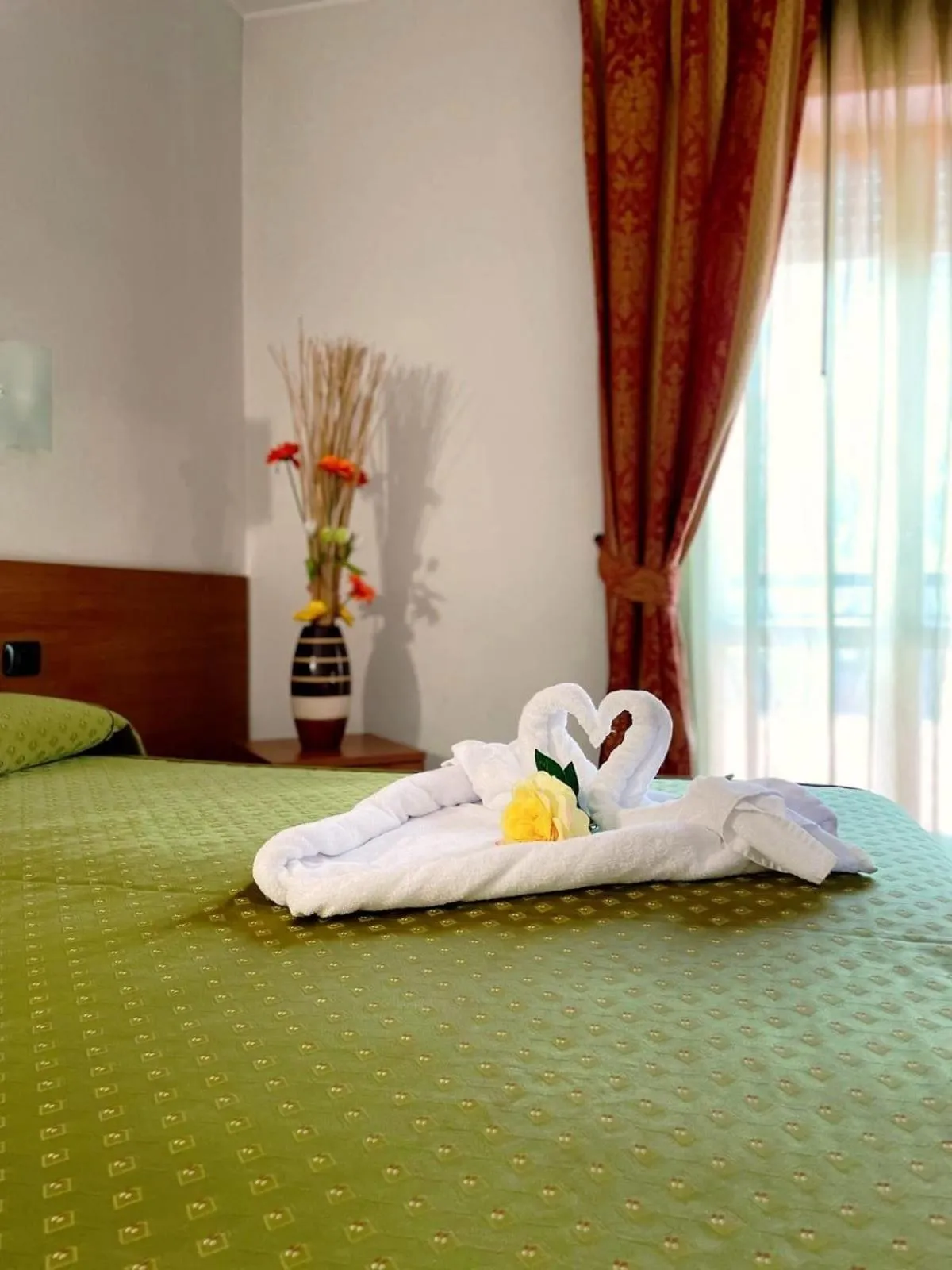 Bed in Hotel Villa Giusy