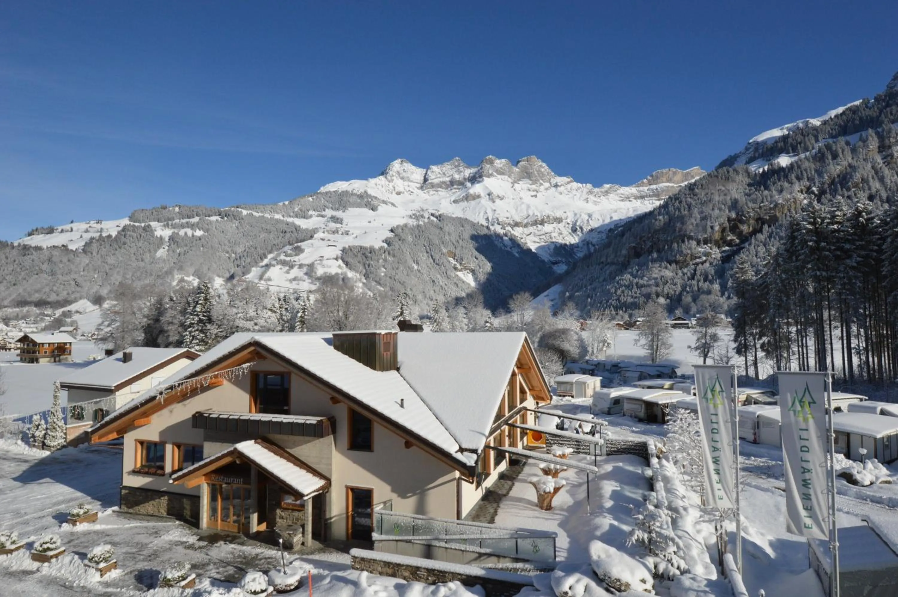 Restaurant/places to eat in Alpenresort Eienwäldli Engelberg