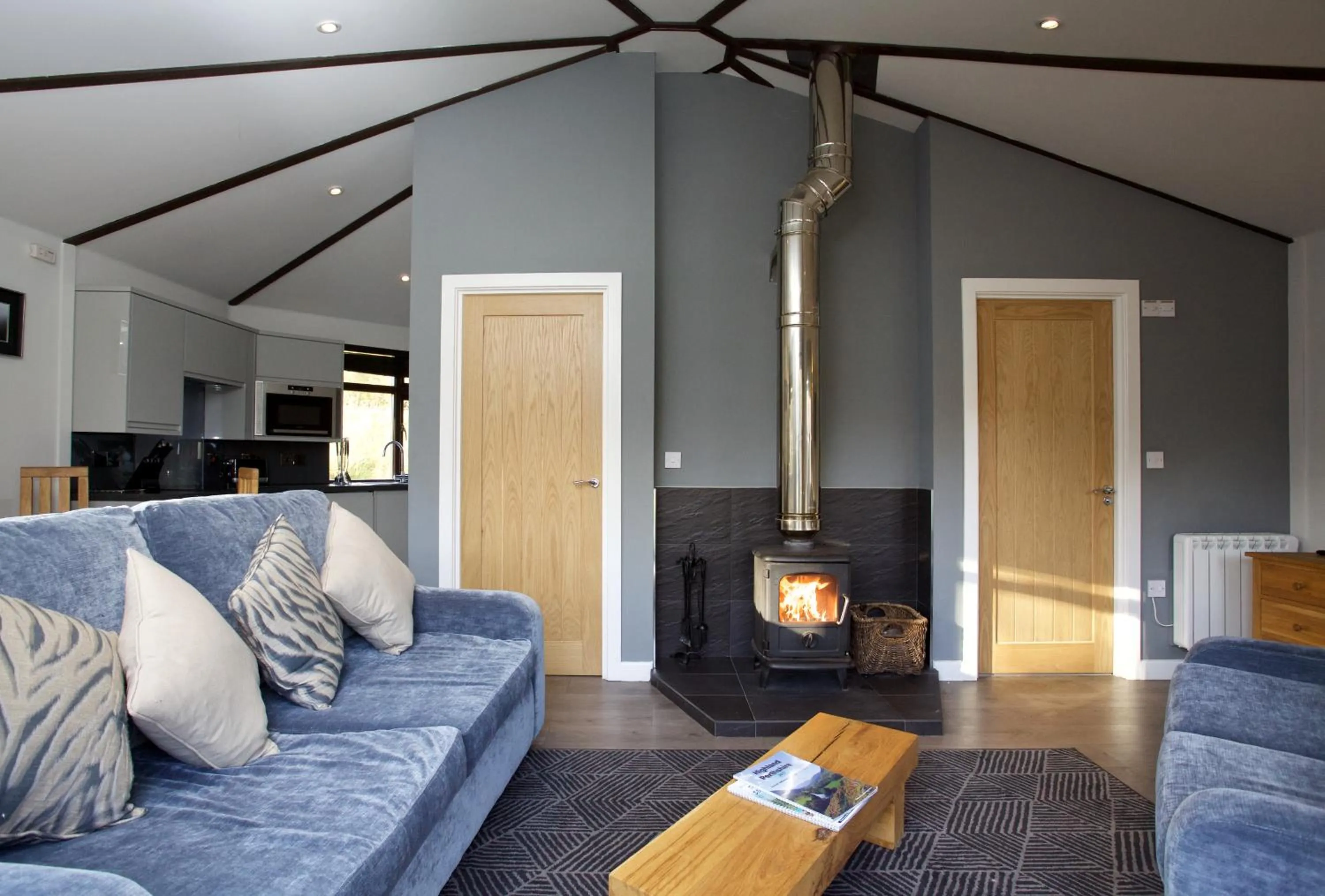 Living room in LOCH TAY HIGHLAND LODGES and GLAMPING PARK
