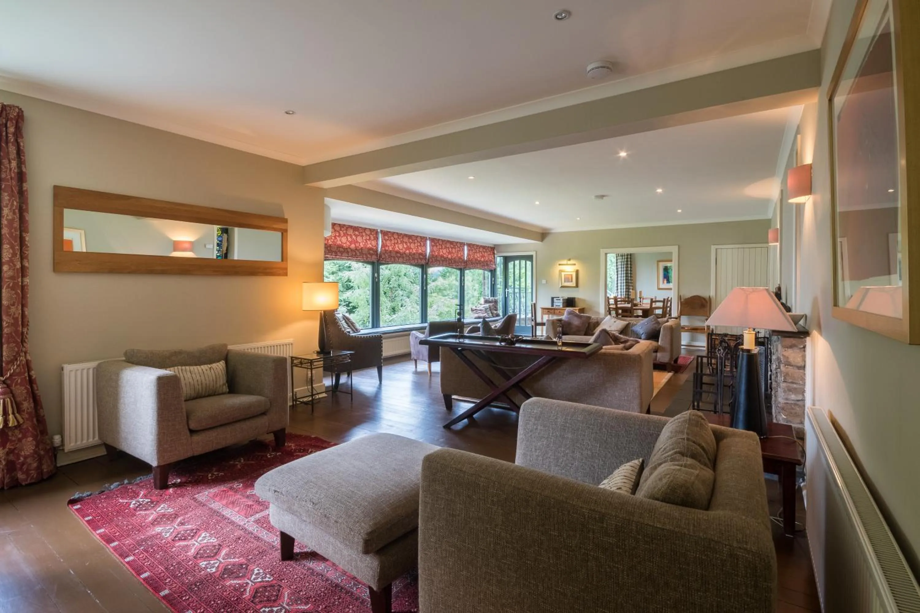 Living room in LOCH TAY HIGHLAND LODGES and GLAMPING PARK