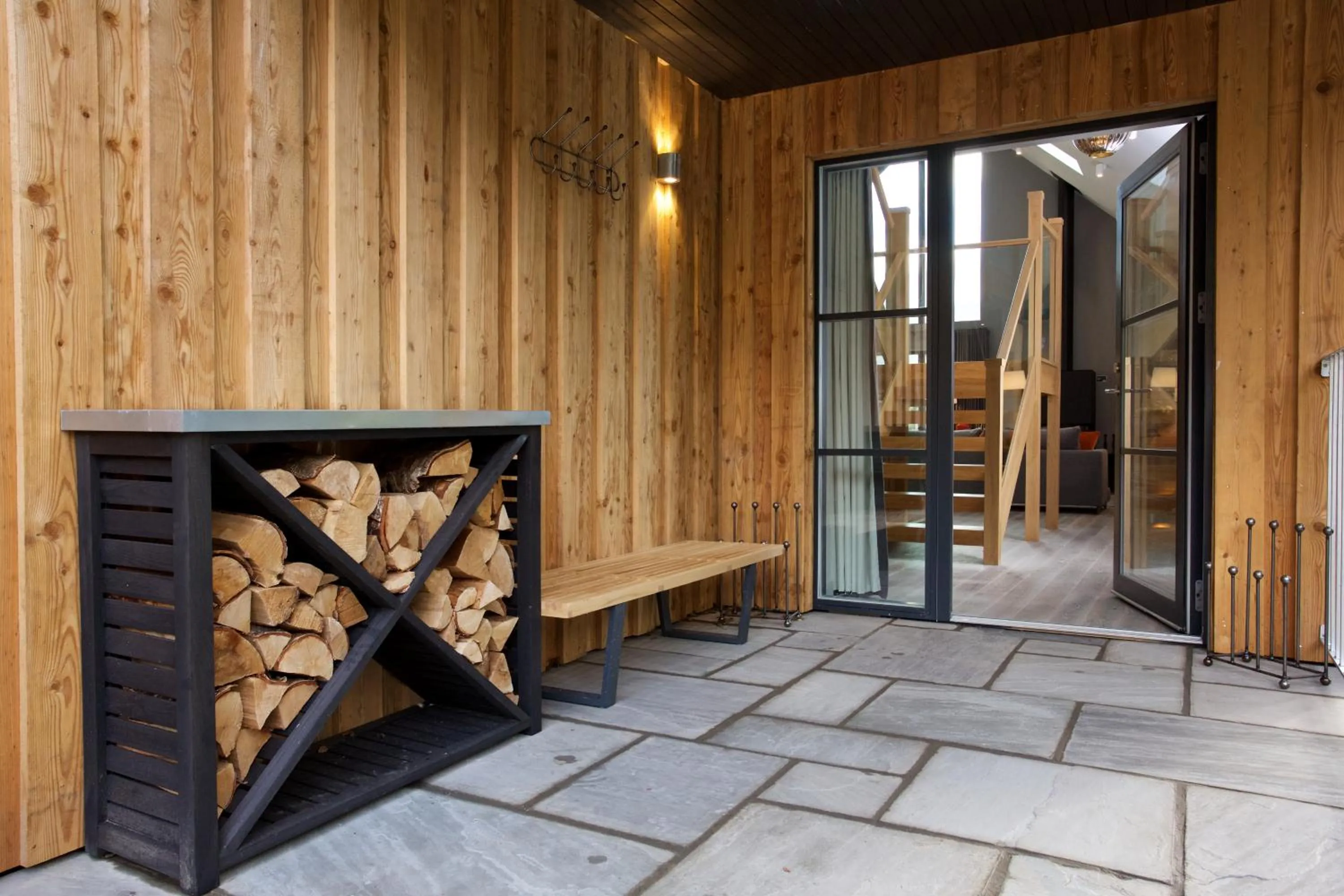 Patio in LOCH TAY HIGHLAND LODGES and GLAMPING PARK