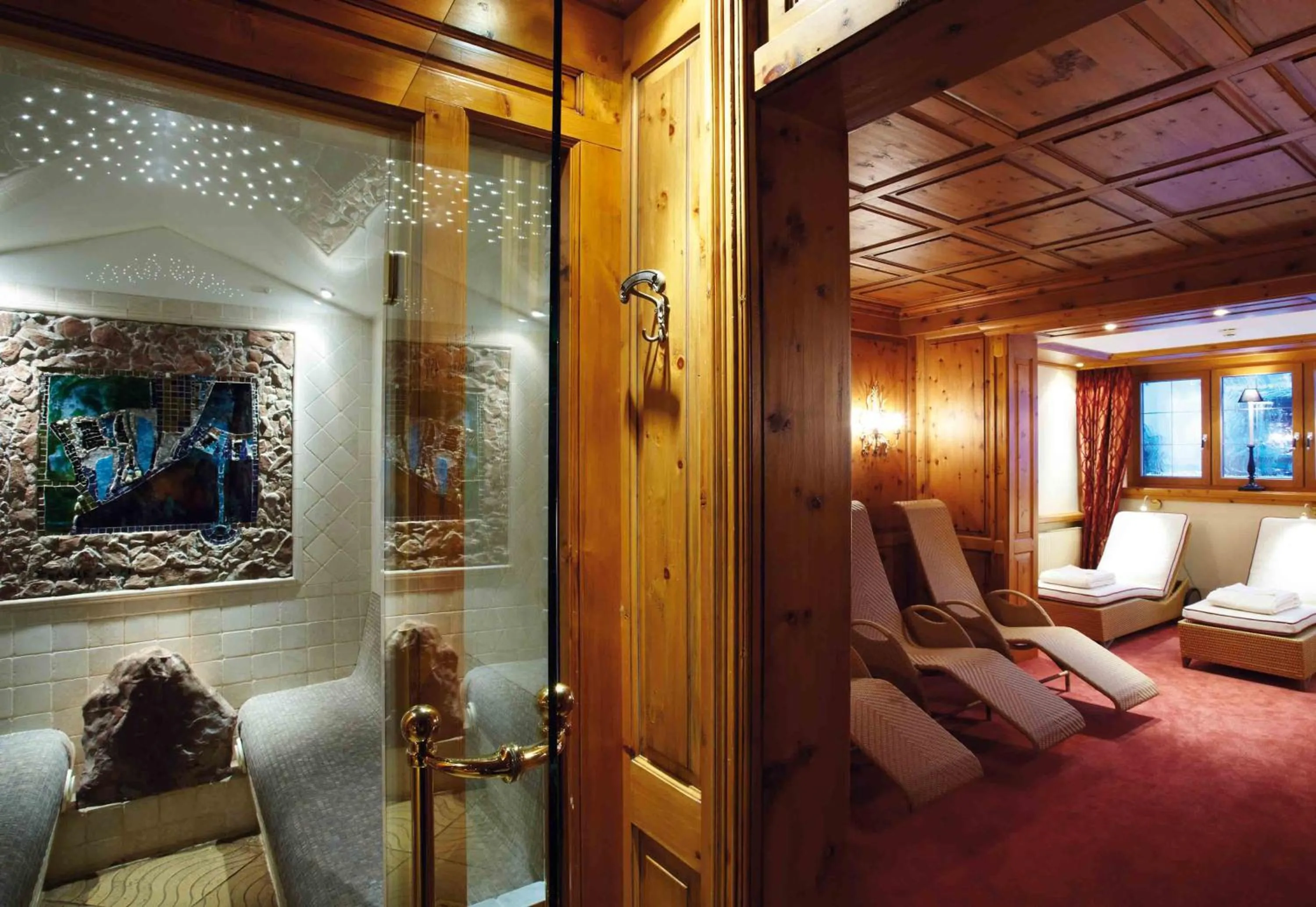 Spa and wellness centre/facilities in Sporthotel Lorünser