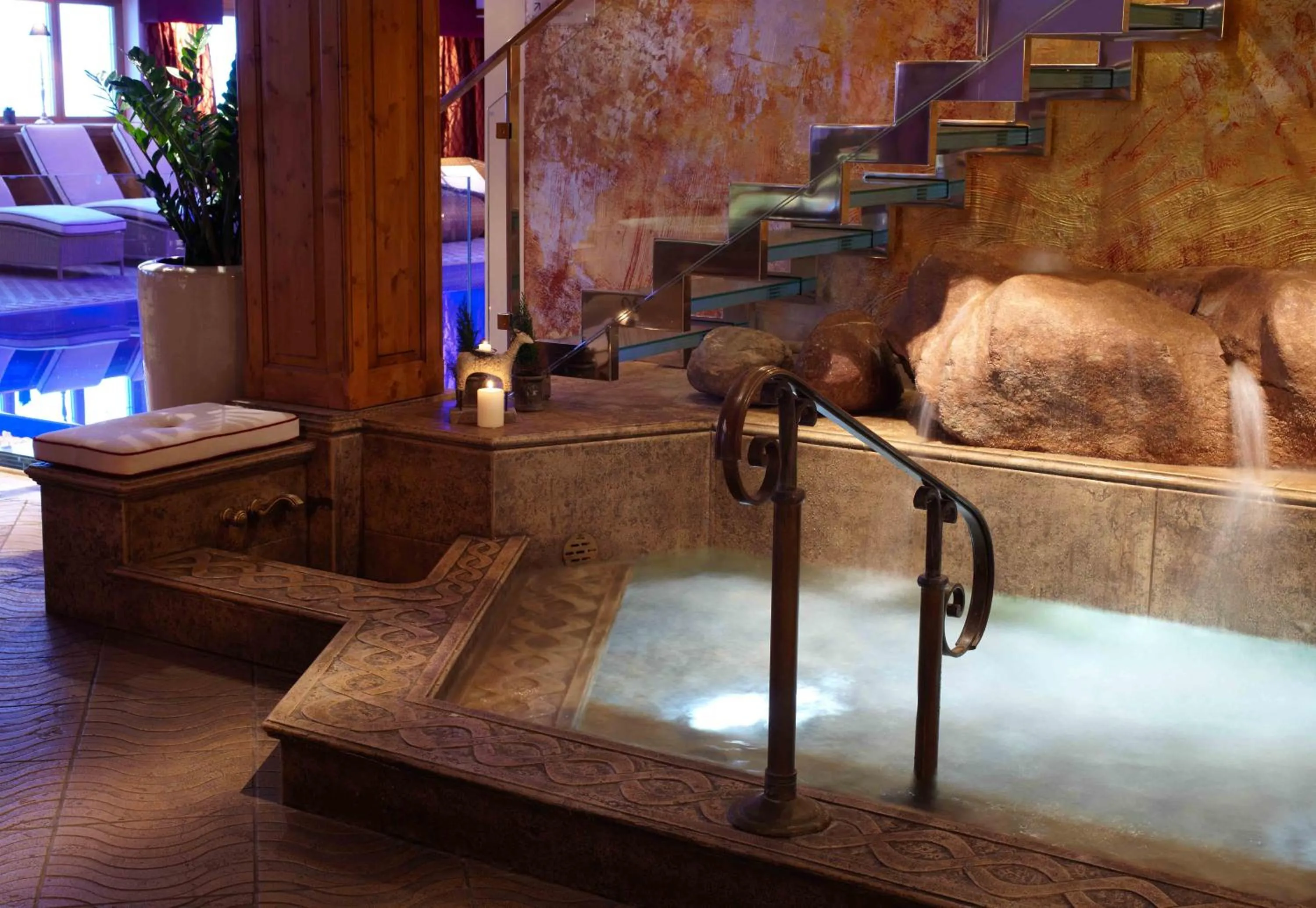 Spa and wellness centre/facilities in Sporthotel Lorünser