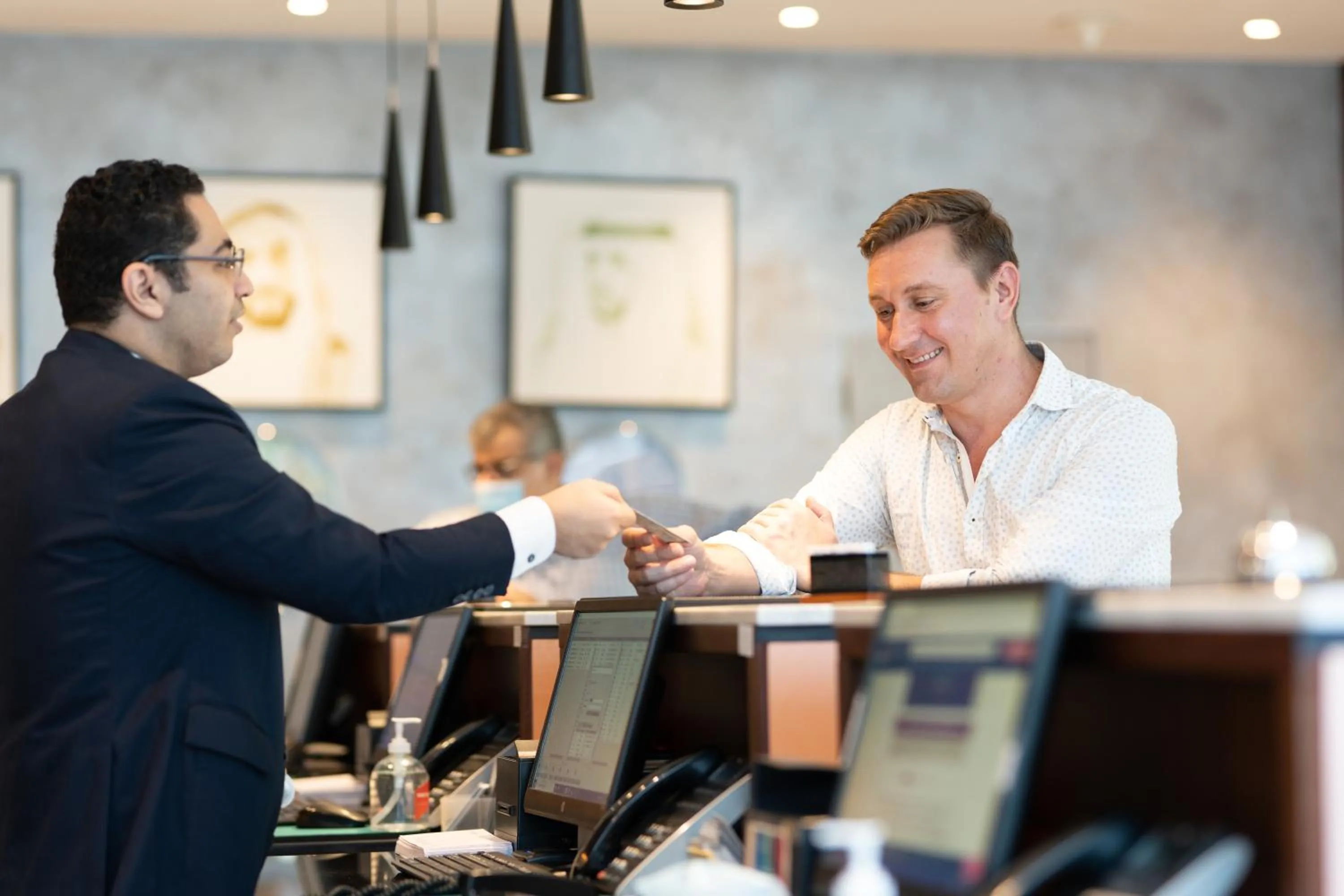 Lobby or reception in First Central Hotel Suites