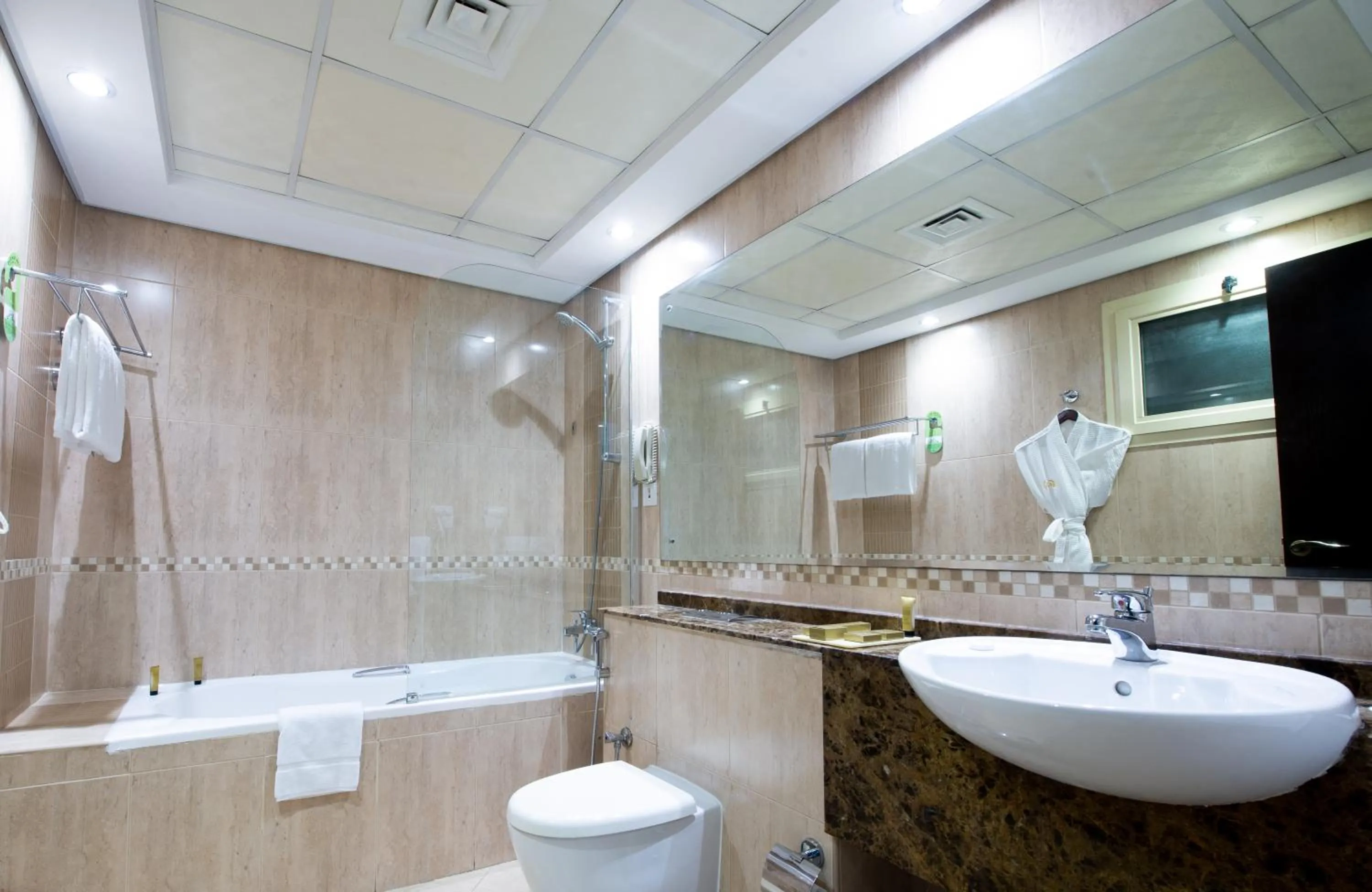 Bathroom in First Central Hotel Suites