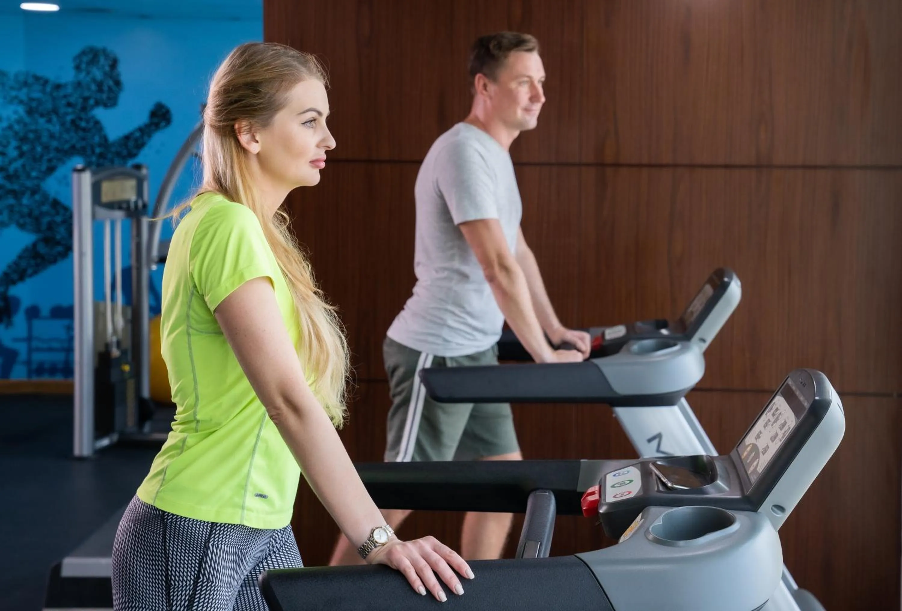 Fitness centre/facilities in First Central Hotel Suites