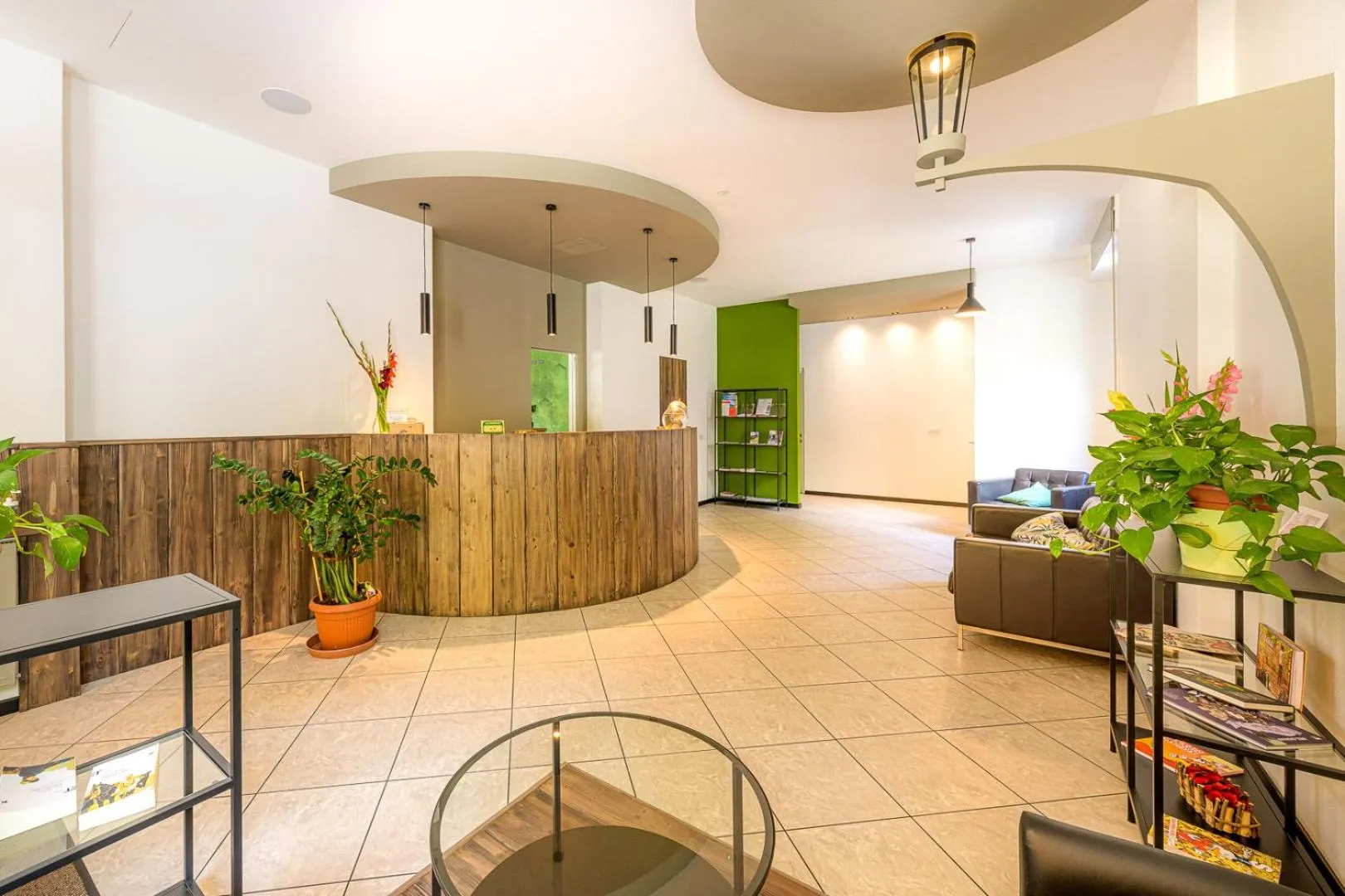 Lobby or reception in Hotel La Rotonda