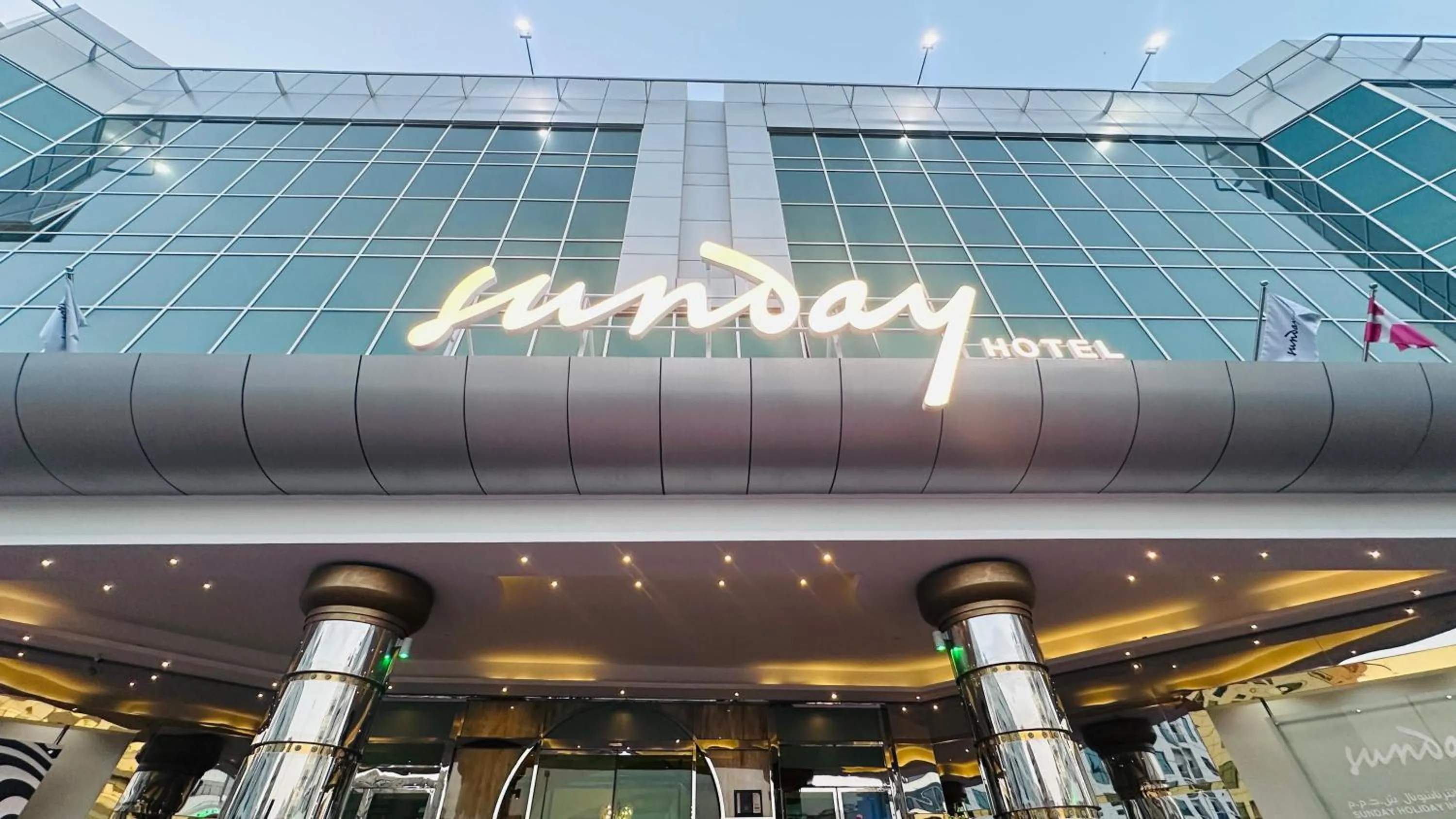 Property building in Sunday Hotel Holiday international Dubai
