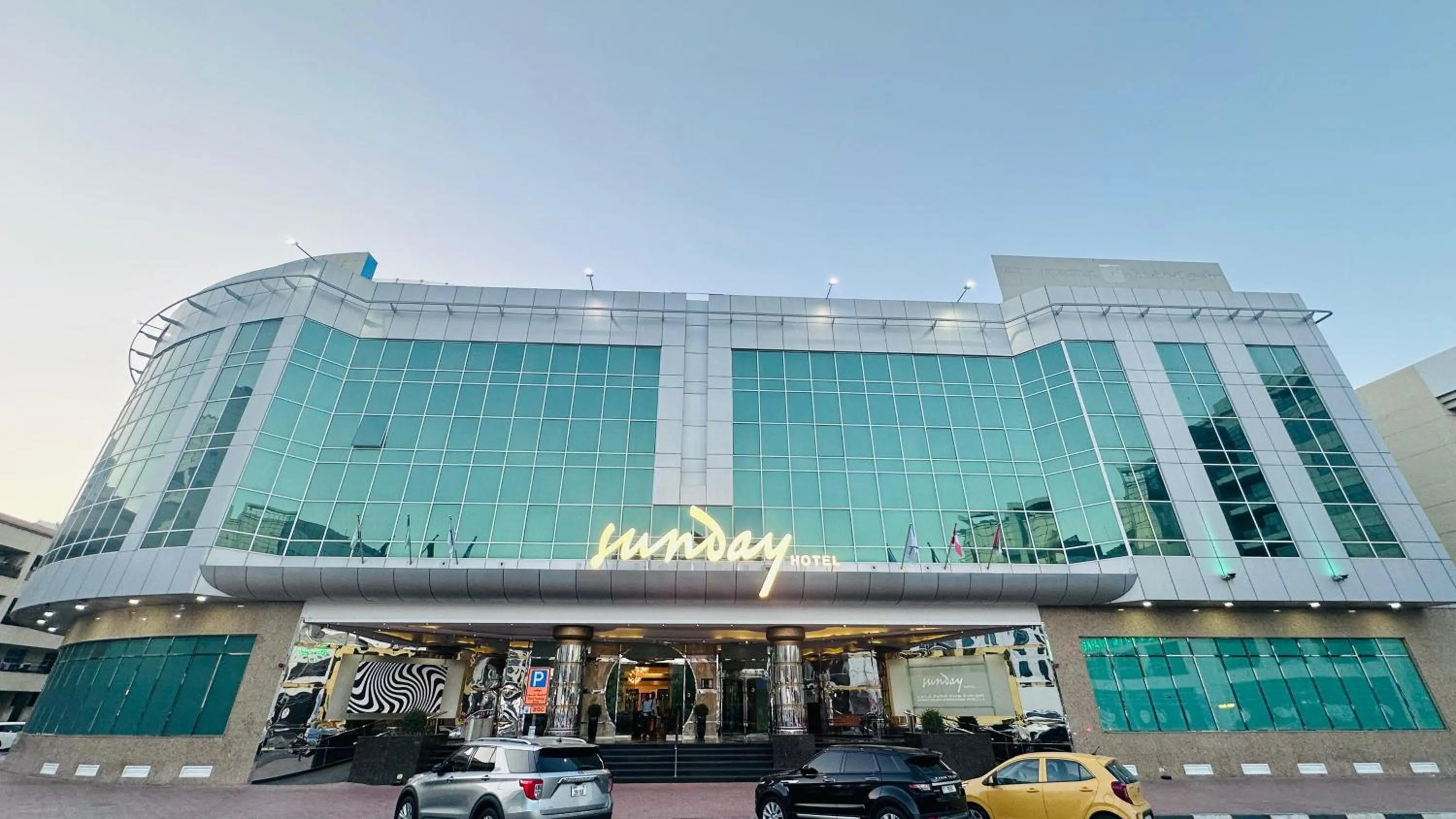 Property building in Sunday Hotel Holiday international Dubai