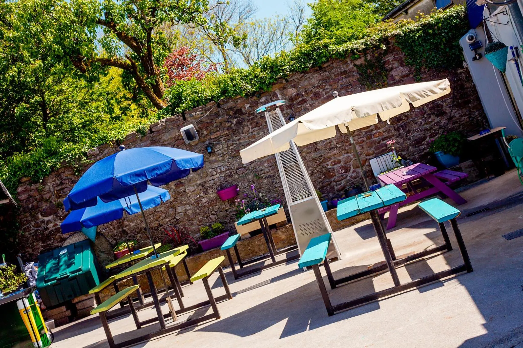 Patio in The Anvil Bar B&B