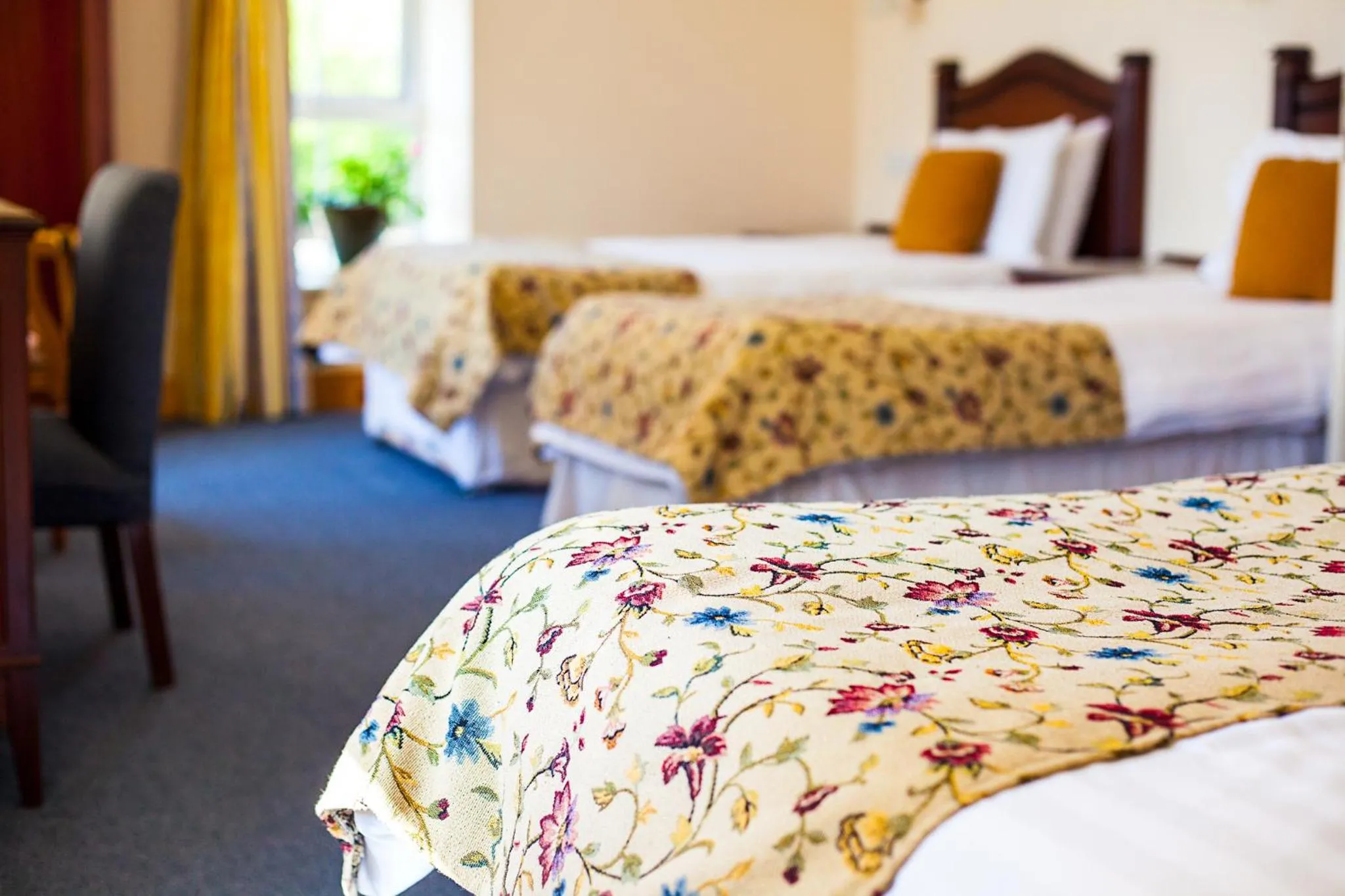 Bed in The Anvil Bar B&B
