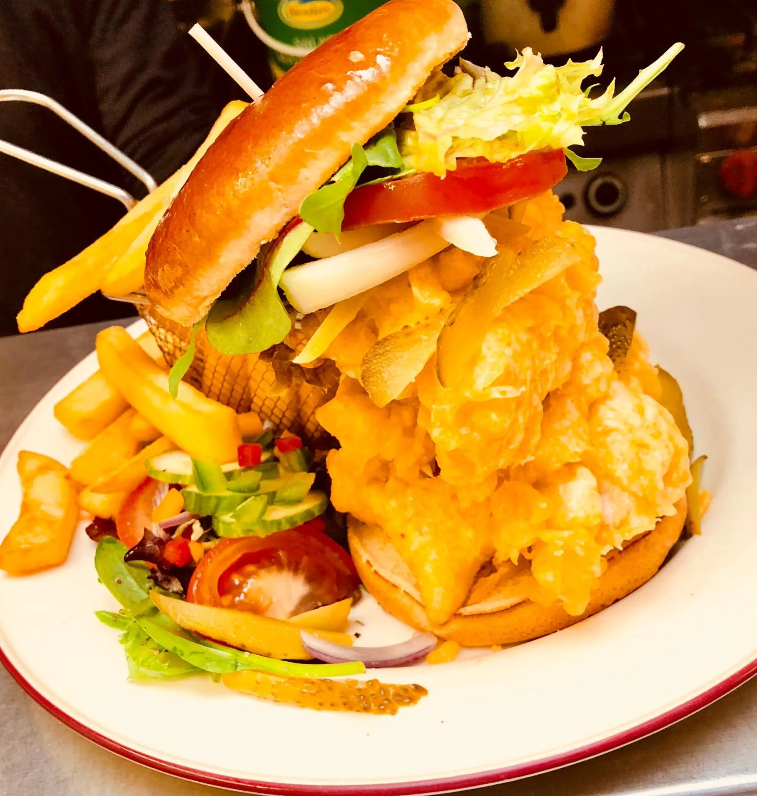 Food close-up in The Anvil Bar B&B