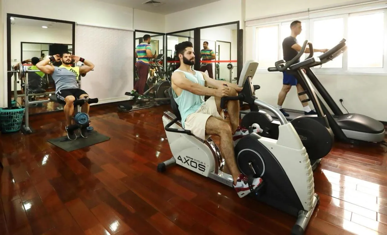 Fitness centre/facilities in Al Hayat Hotel Suites