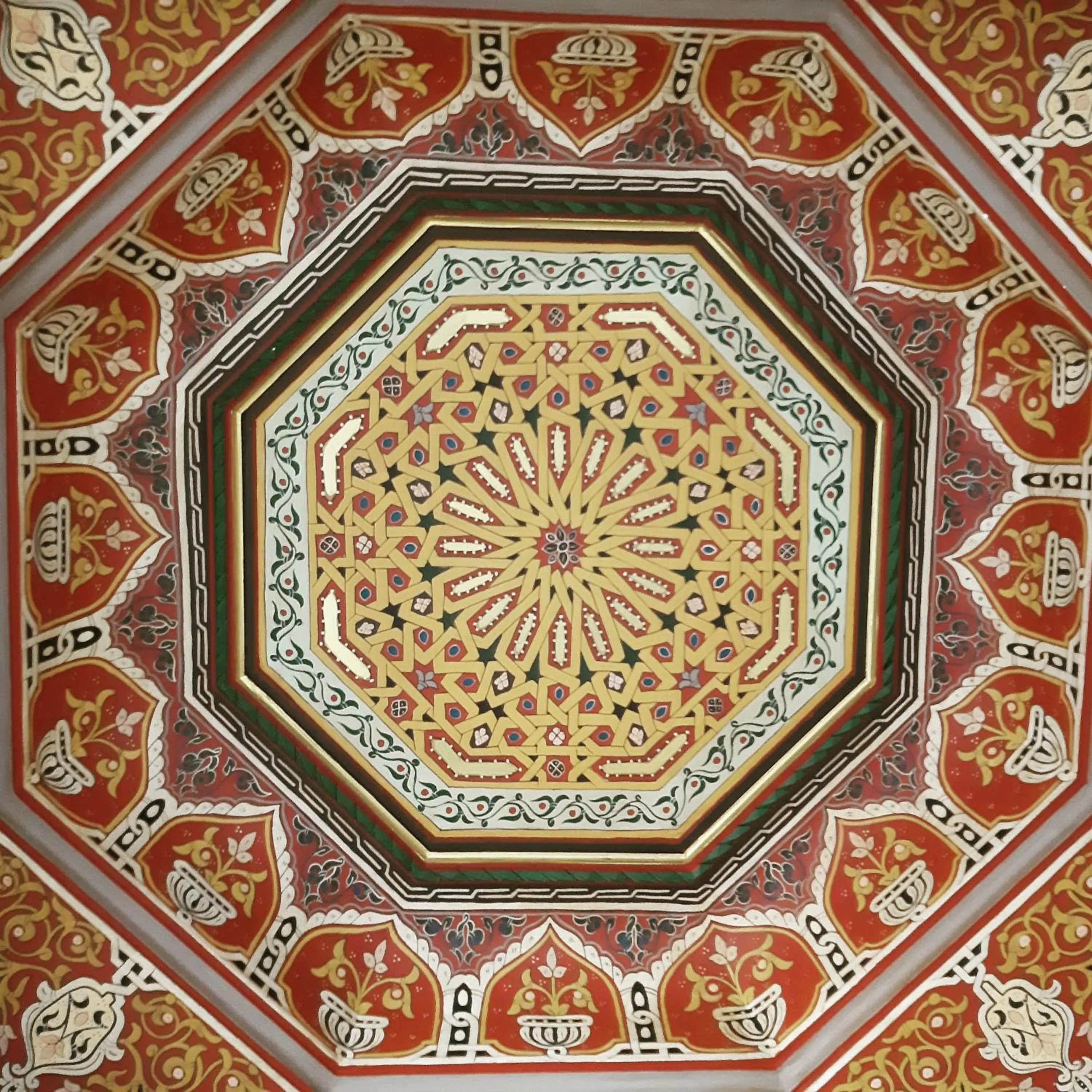 Decorative detail in Riad Miral