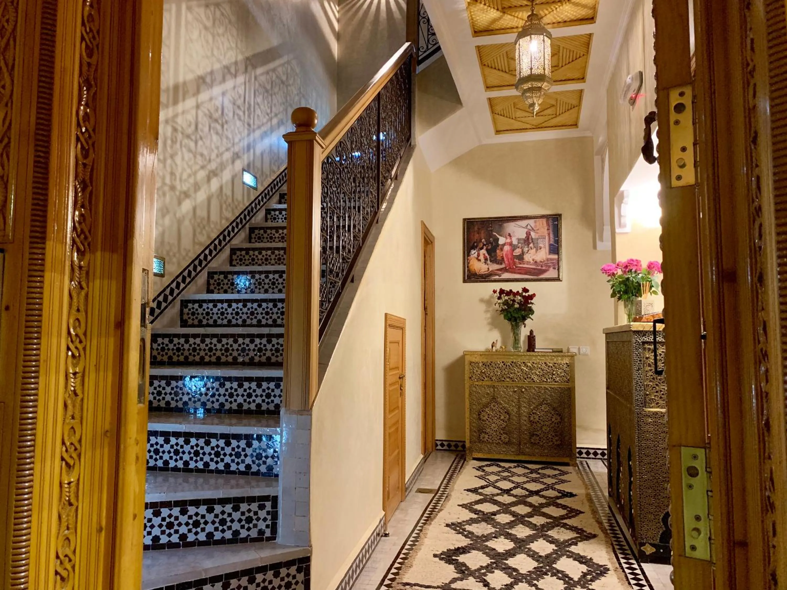 Lobby or reception in Riad Miral