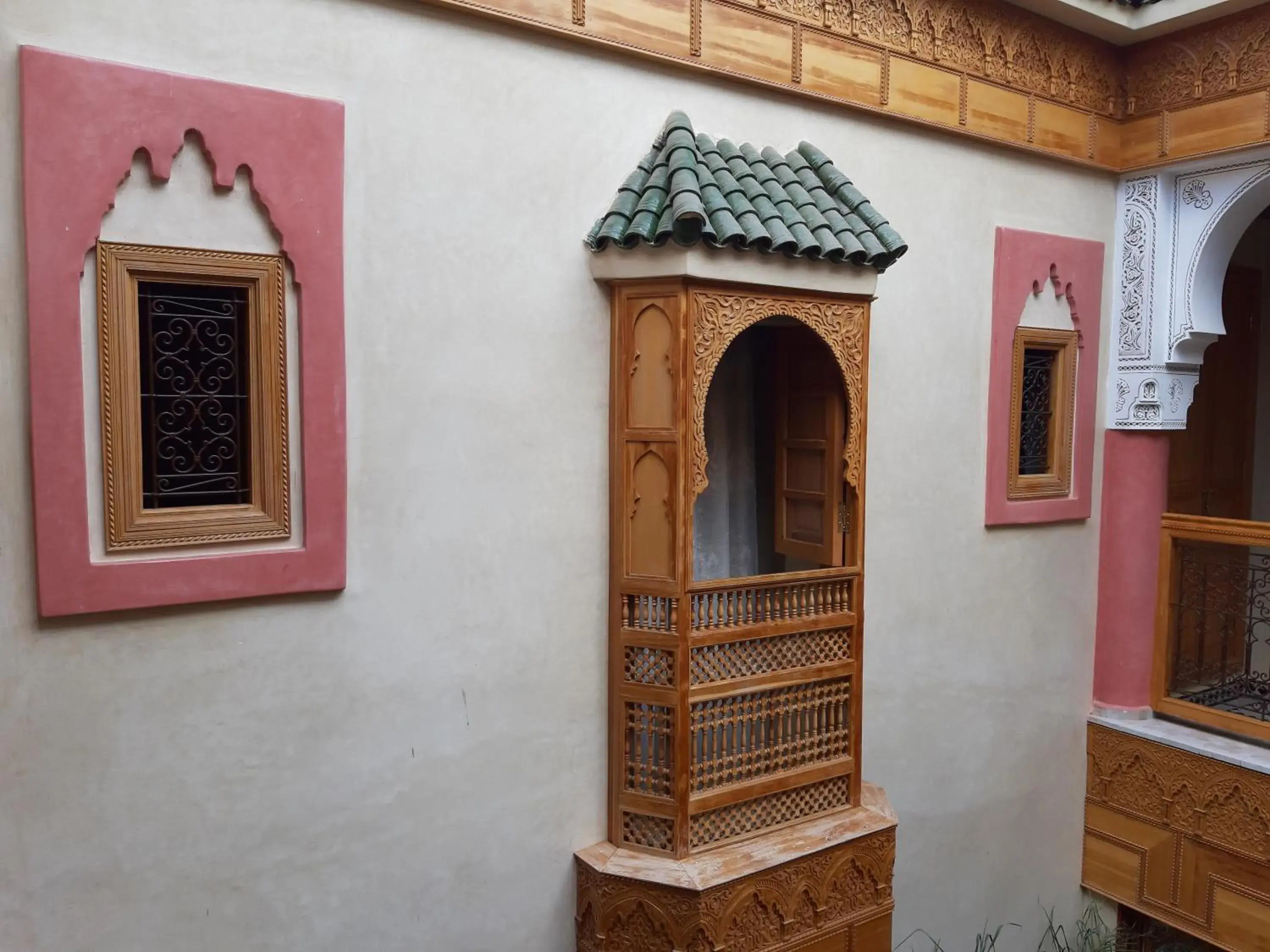 Facade/entrance in Riad Miral Facade/entrance in Riad Miral