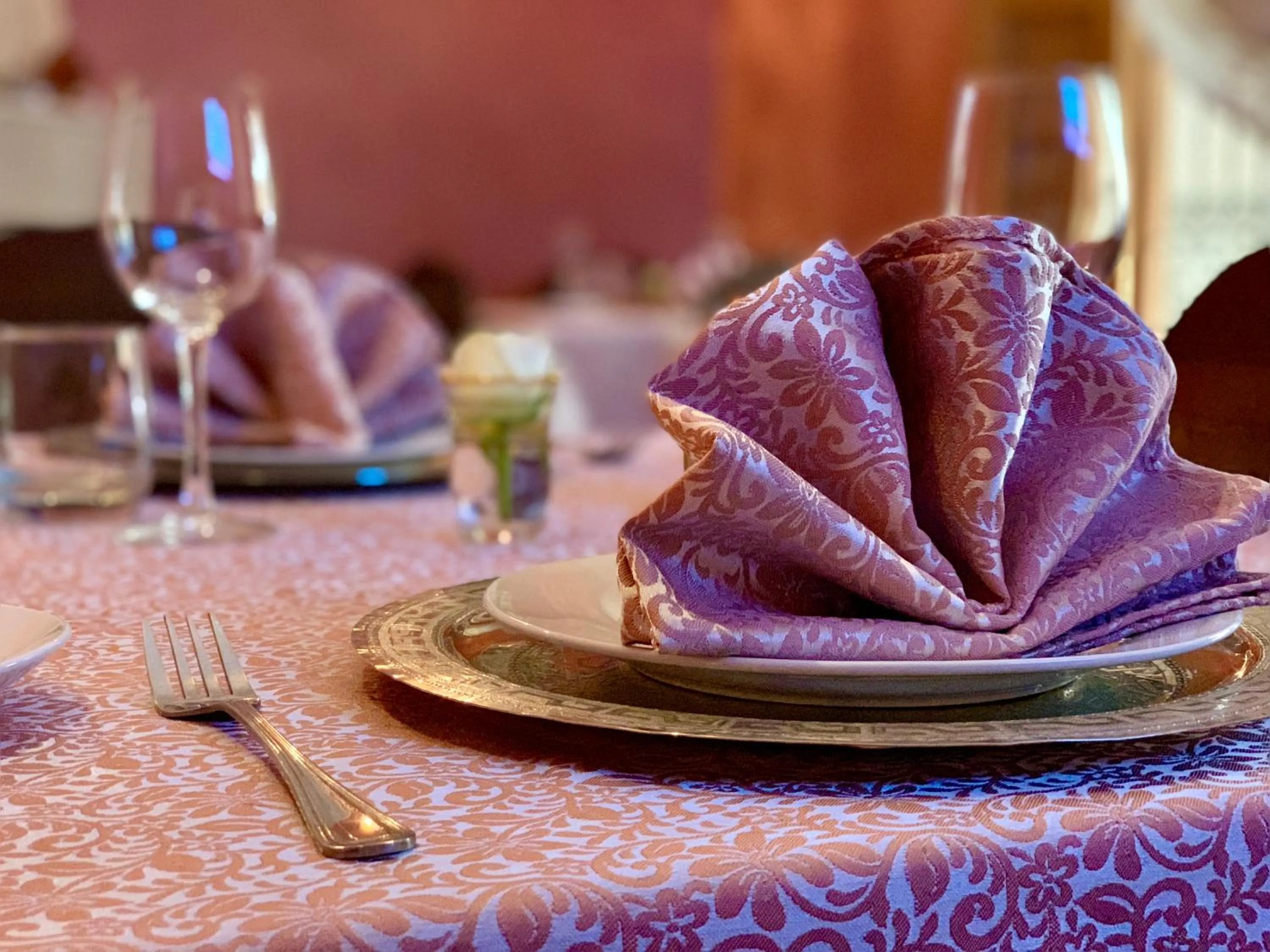 Dining area in Riad Miral