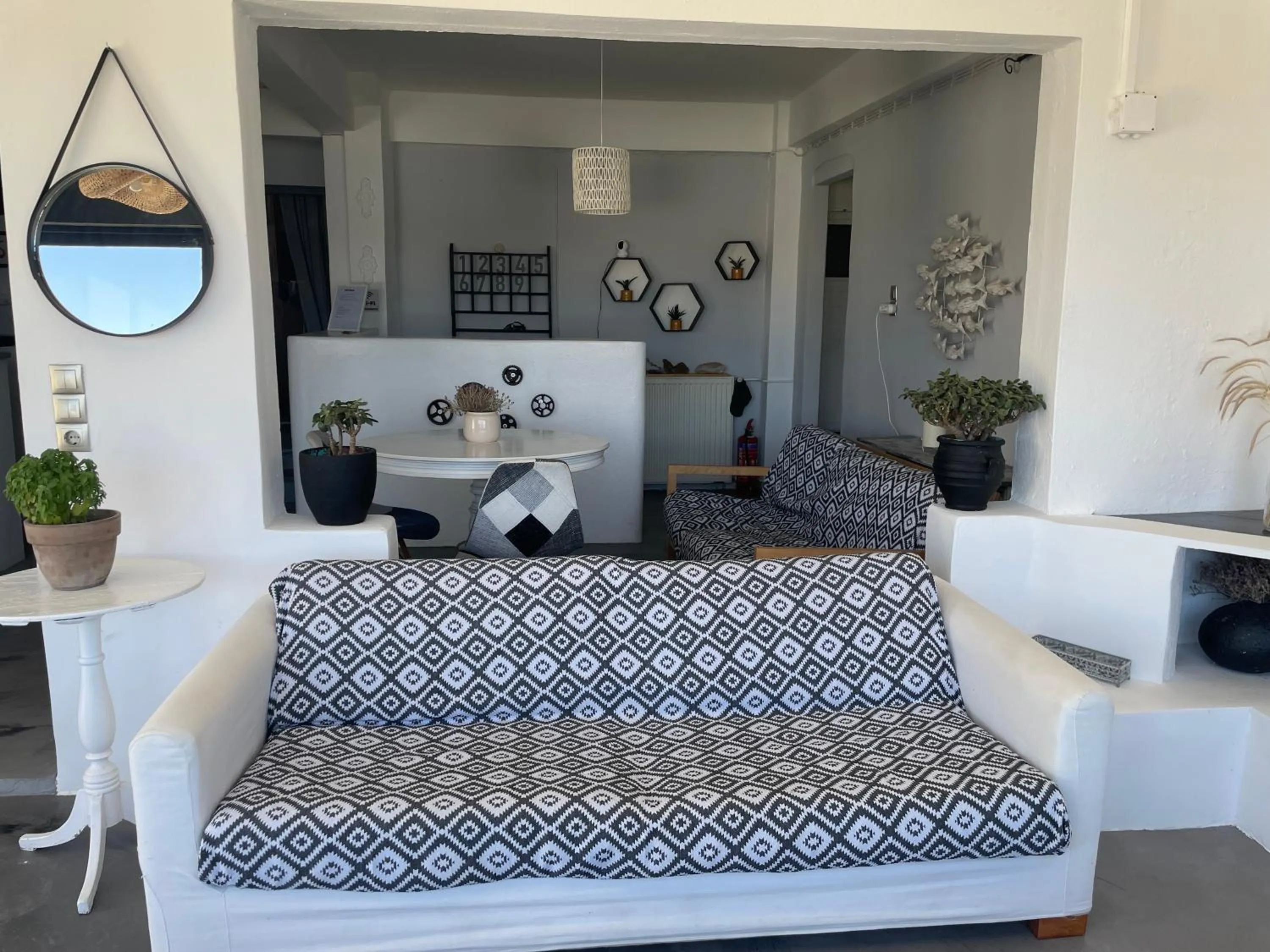 Lounge or bar, Bed in Cristi Rooms