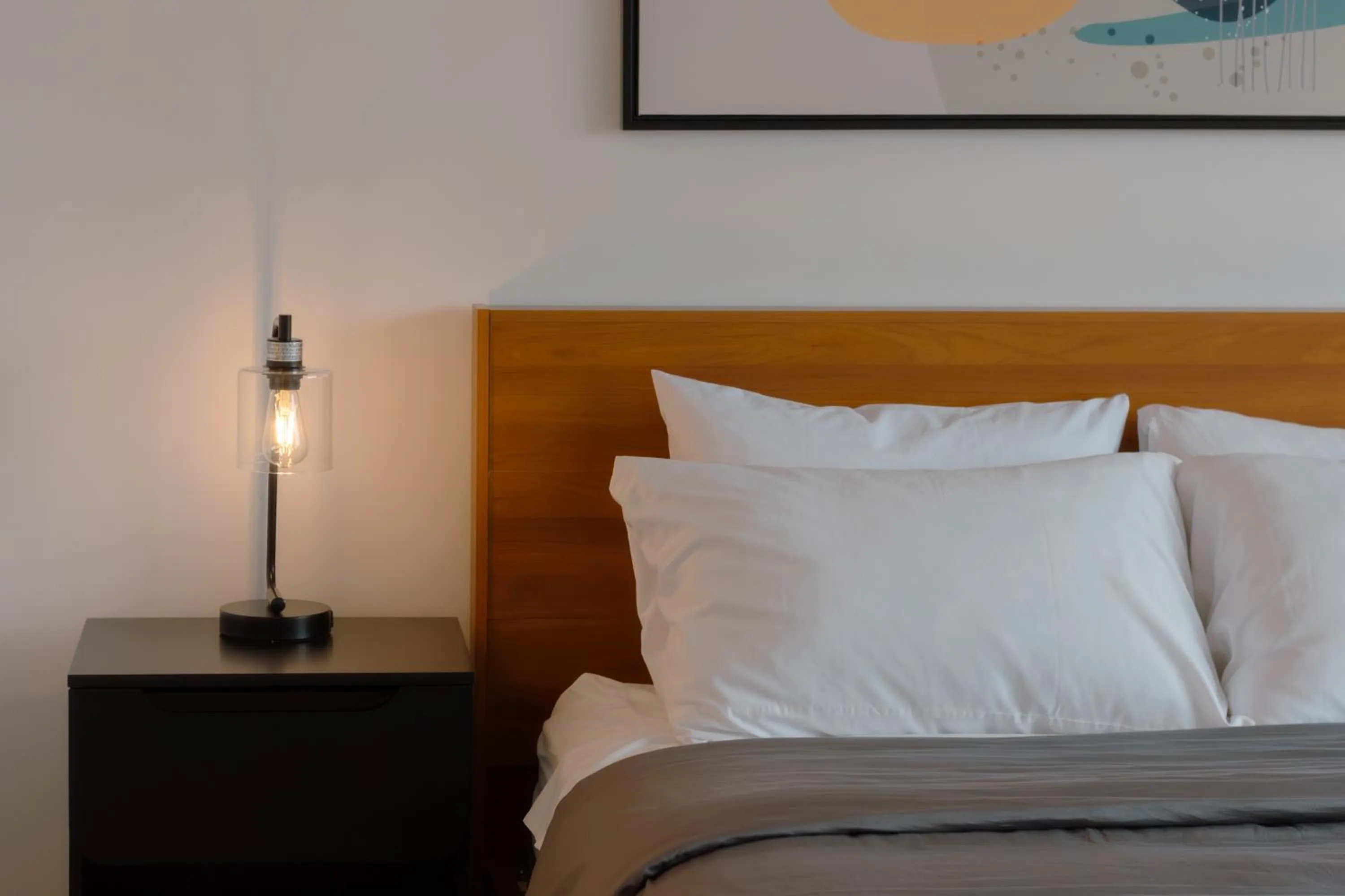 Bed in Carey Centre on UBC campus