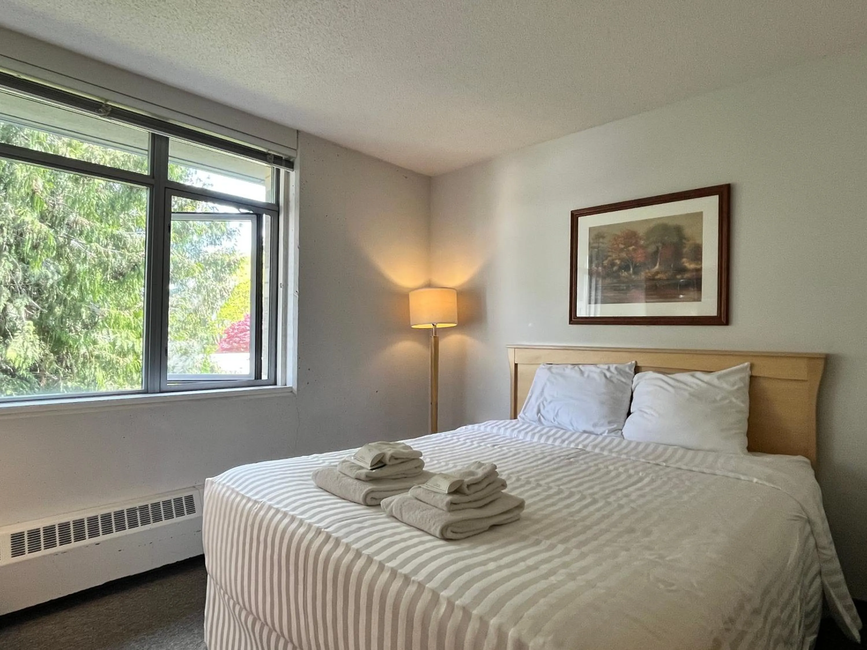 Bed in Carey Centre on UBC campus