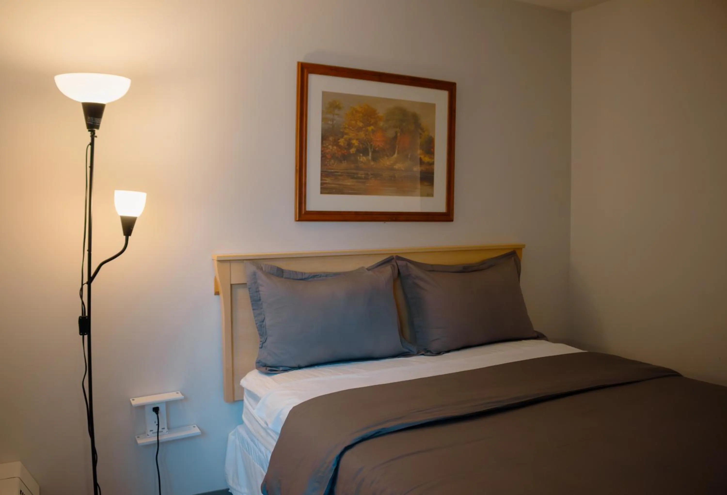 Bedroom, Bed in Carey Centre on UBC campus