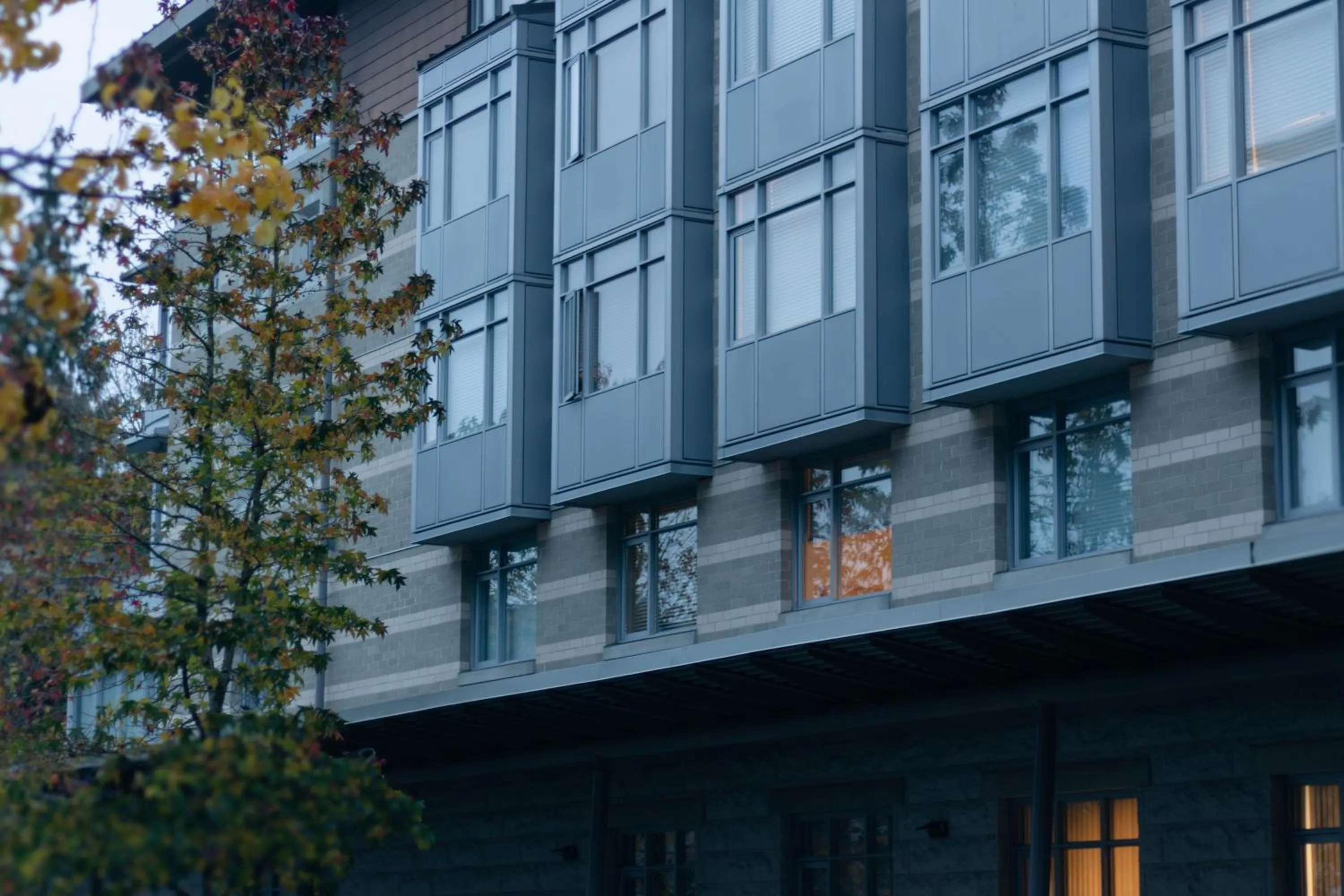 Property building in Carey Centre on UBC campus