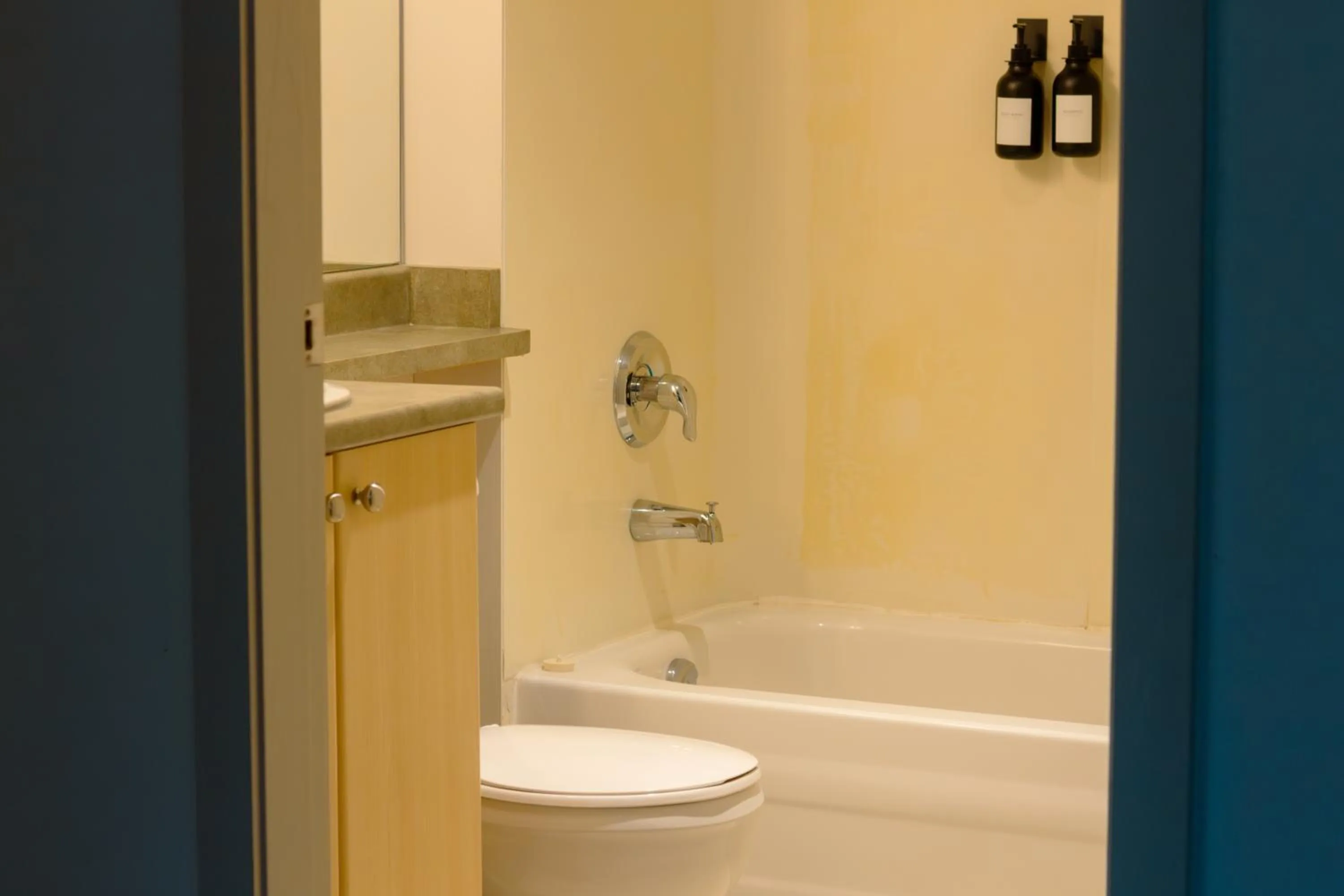 Bathroom in Carey Centre on UBC campus