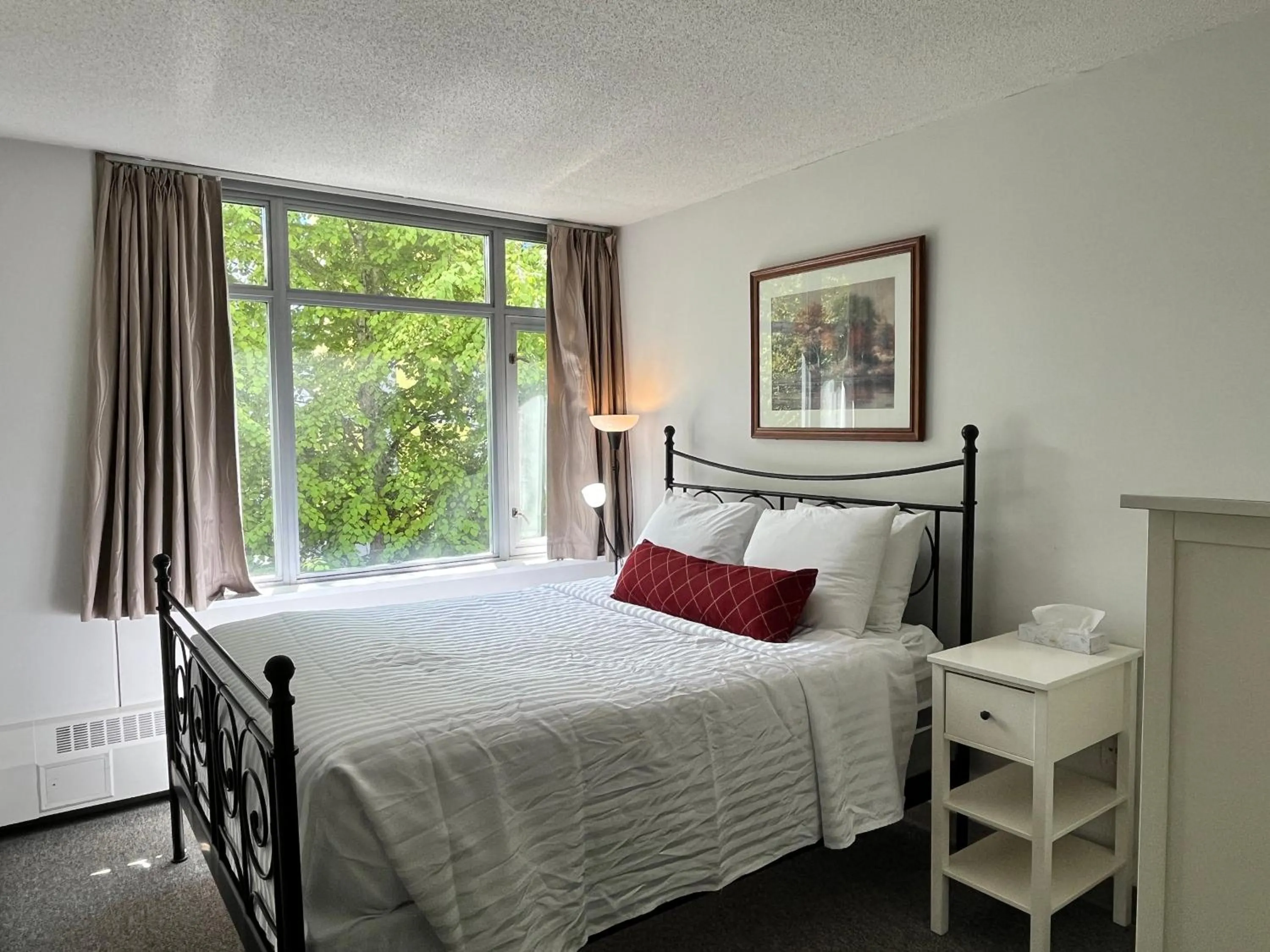 Bed in Carey Centre on UBC campus