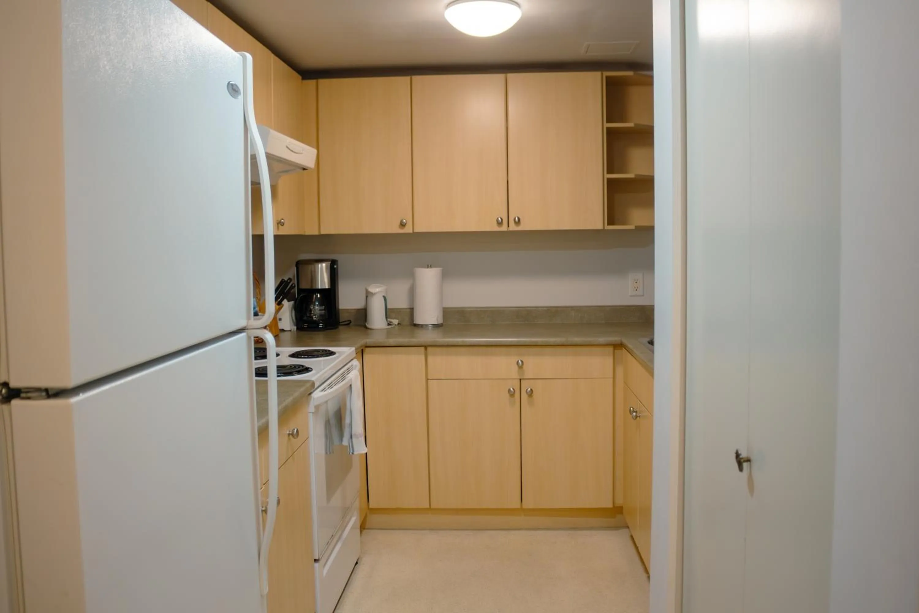 Coffee/tea facilities in Carey Centre on UBC campus