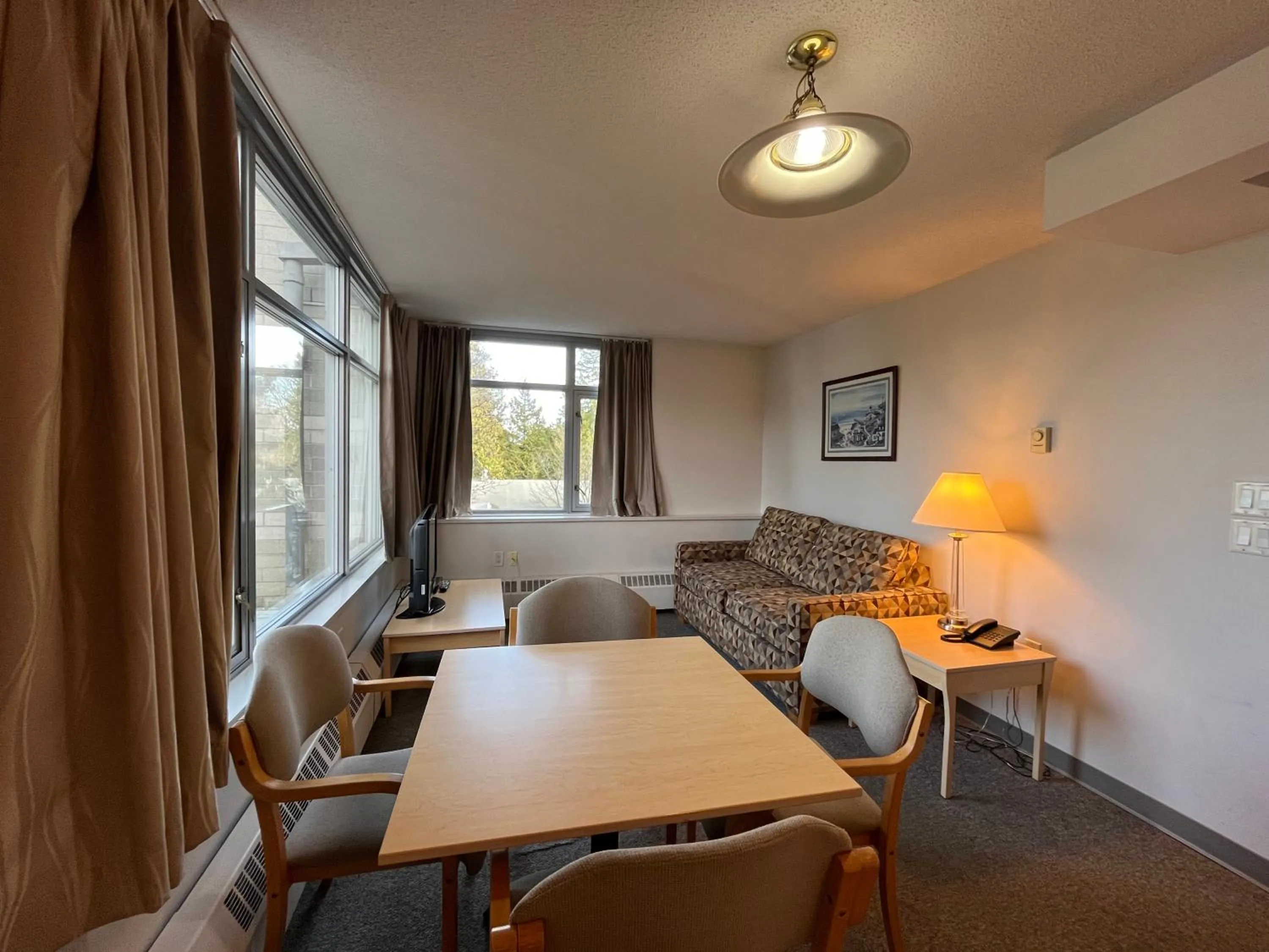 Living room in Carey Centre on UBC campus