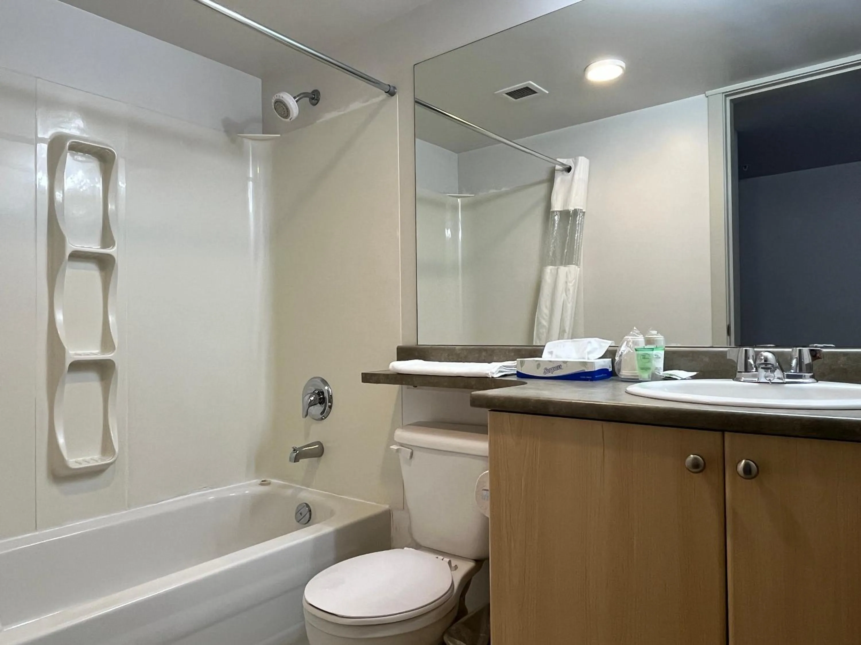 Shower in Carey Centre on UBC campus